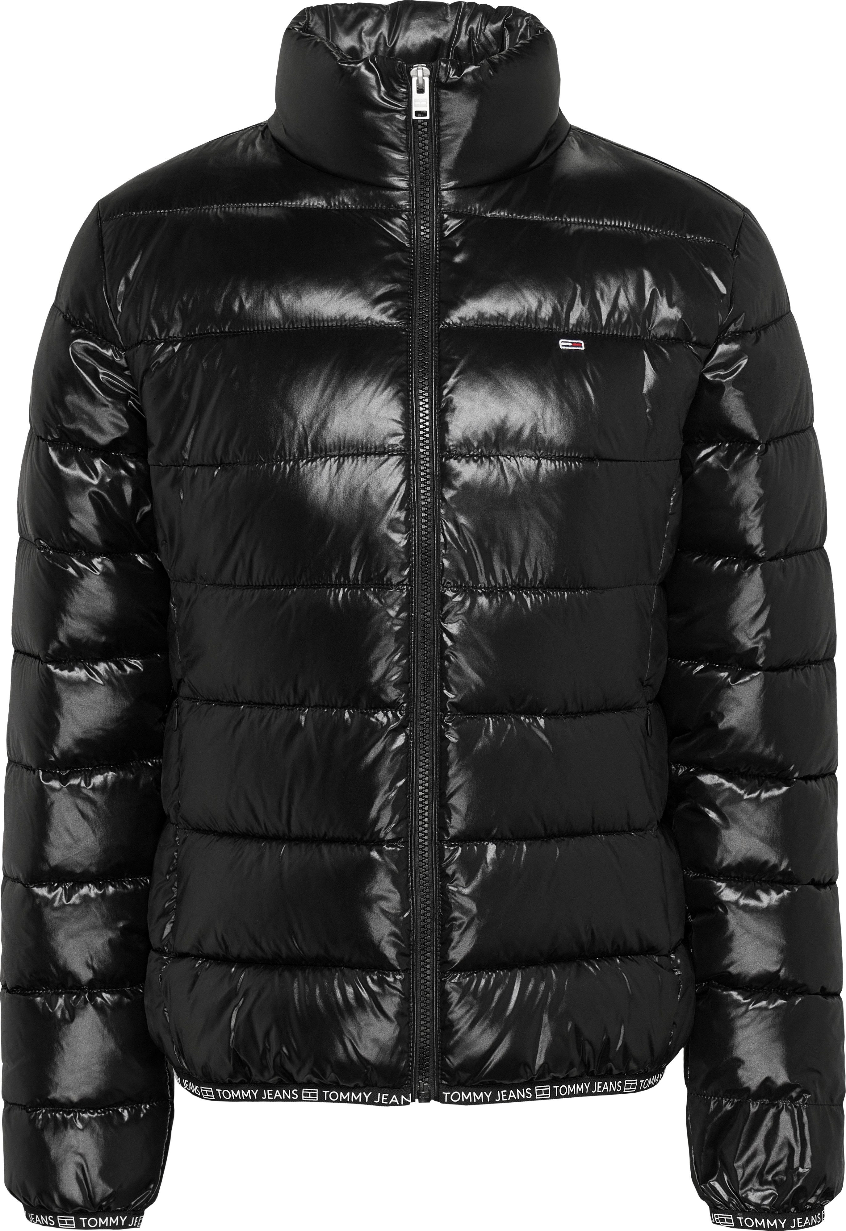 TOMMY JEANS Gewatteerde jas TJW ESSENTIAL TAPE JACKET EXT in glanzende uitstraling met vulling