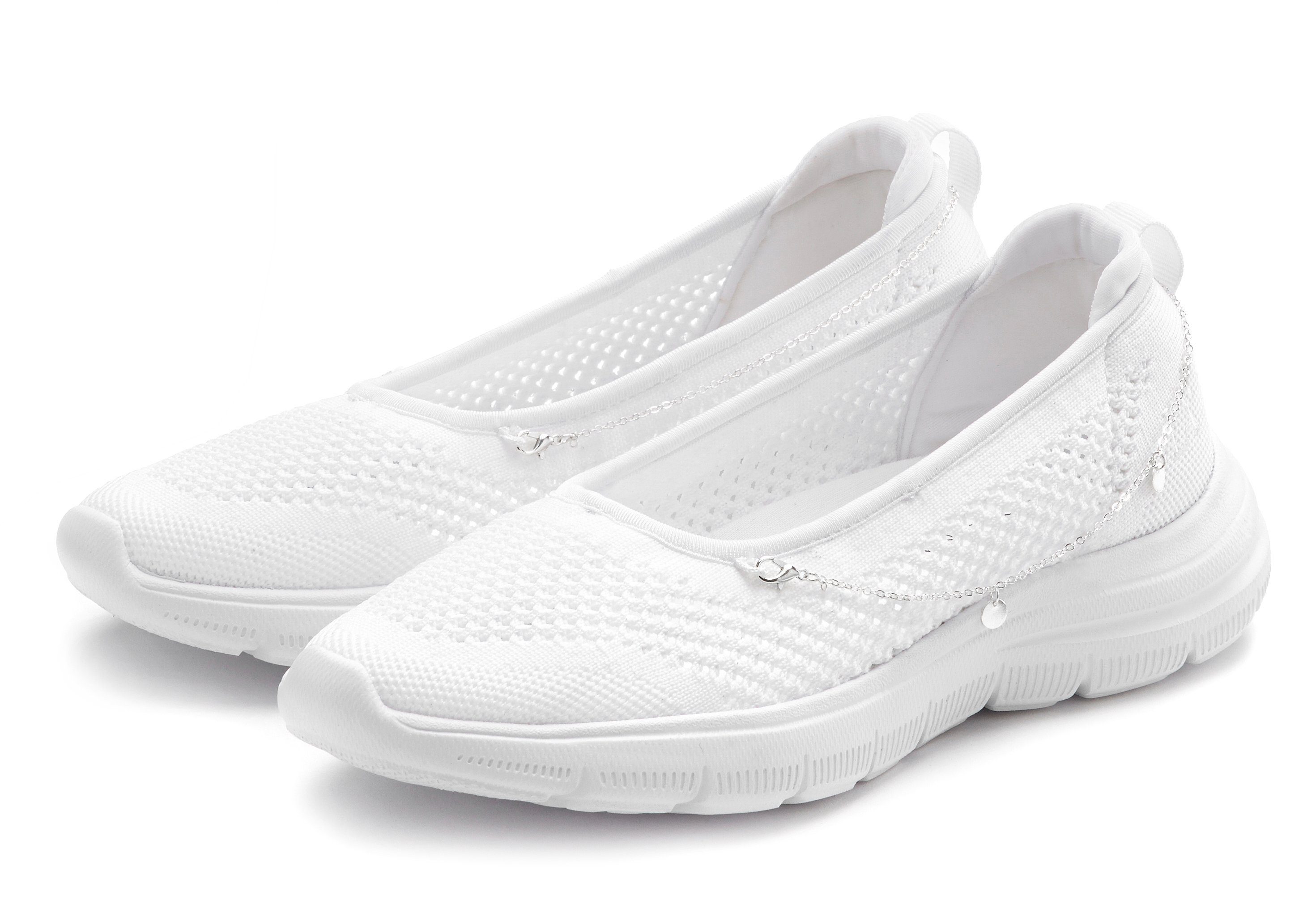 Lascana Sneakers Slip-On sneaker, slipper, ballerina, lage schoen VEGAN