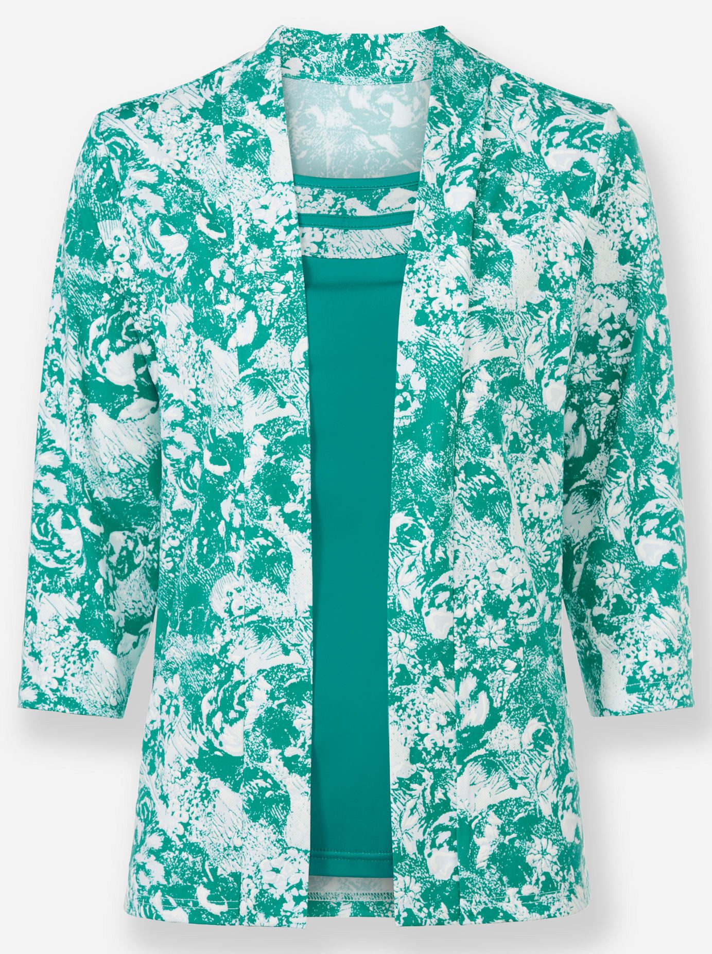 Classic 2-in-1-shirt Shirt (1-delig)