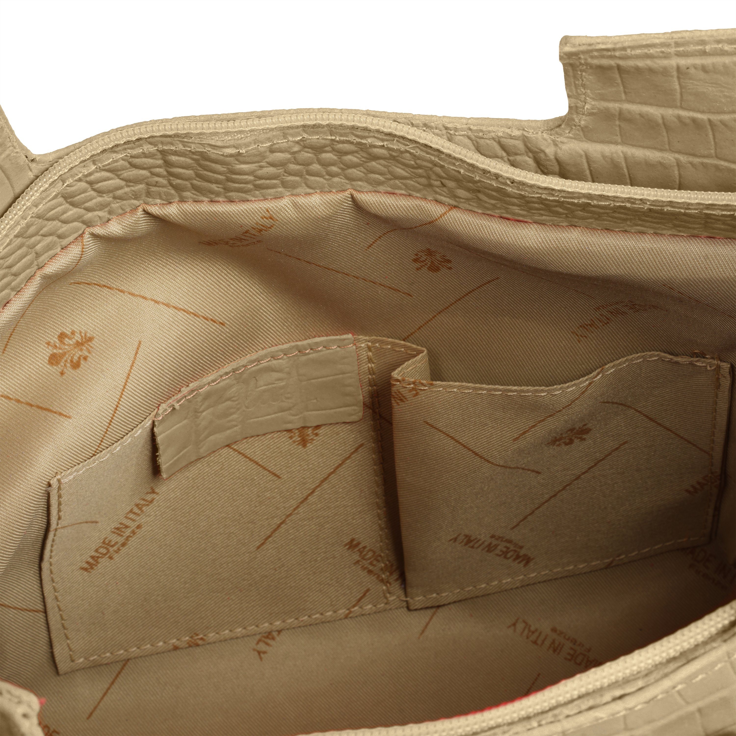 Cluty Tas echt leer, made in italy