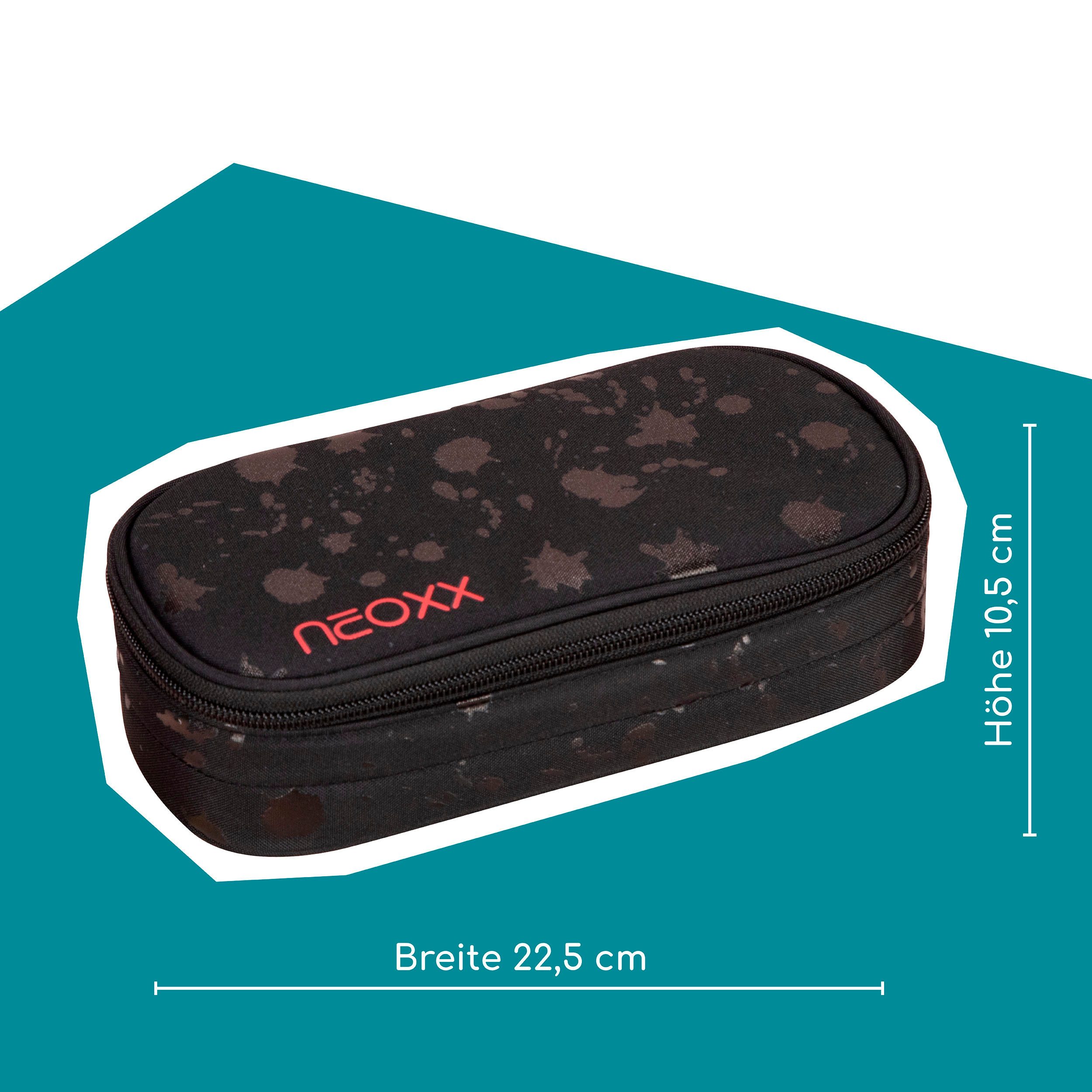 neoxx Etui Jump, Splash Black gedeeltelijk van gerecycled materiaal
