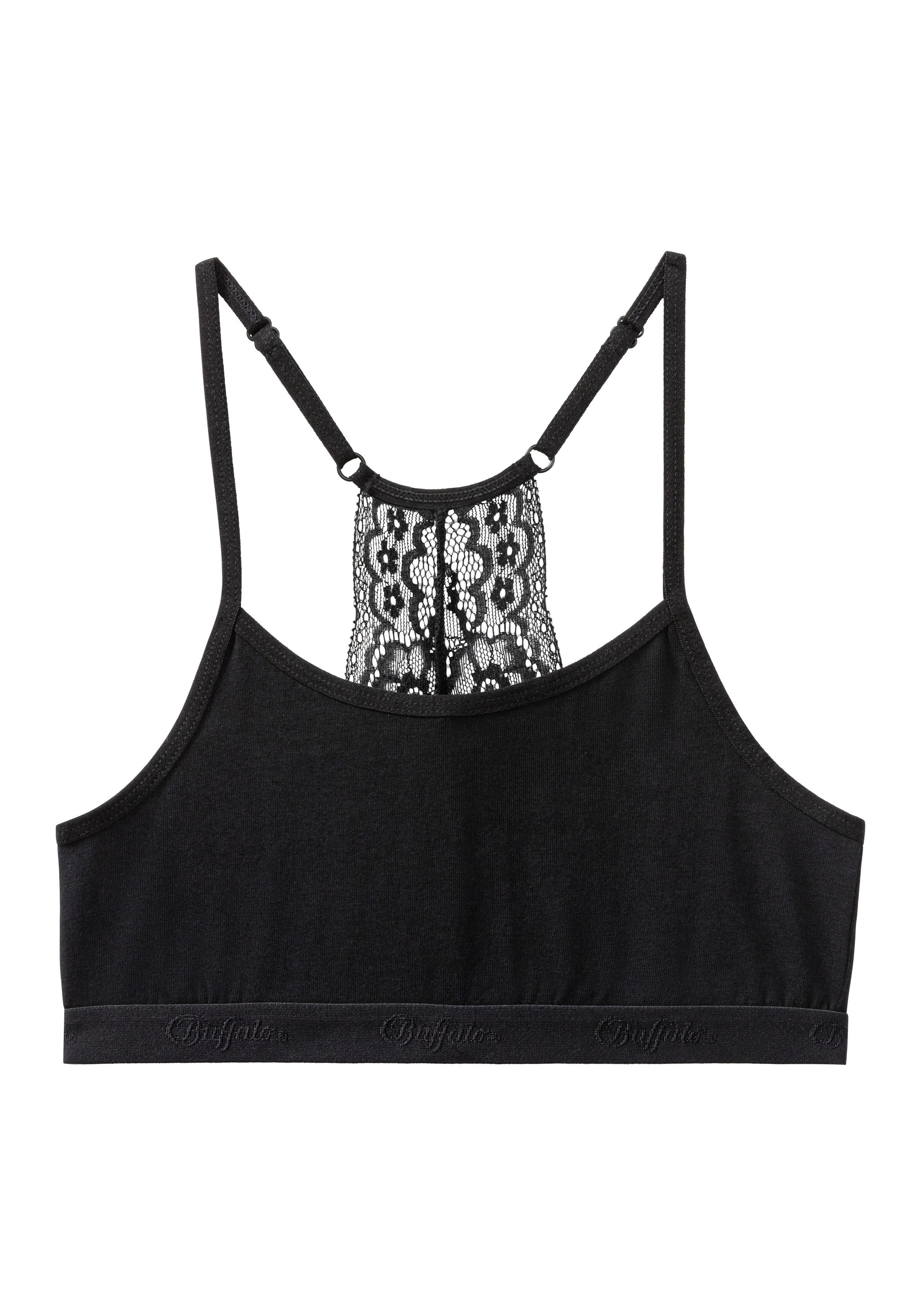 Buffalo Bustier Ringerug van mooie kant (set, 2-delig)
