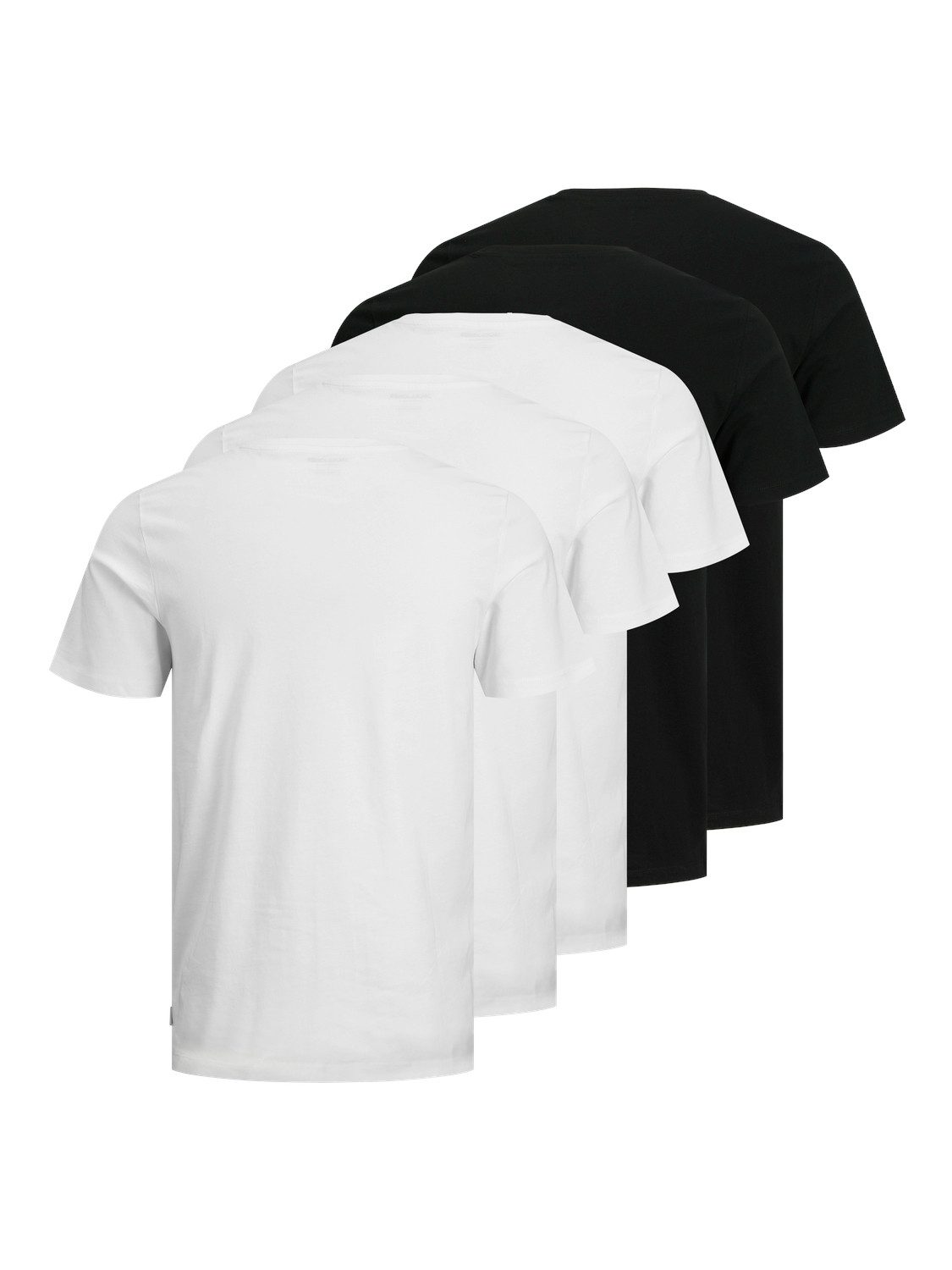 Jack & Jones T-shirt JJEORGANIC BASIC TEE SS O-NE 5PK MP NOOS (5-delig, Set van 5)
