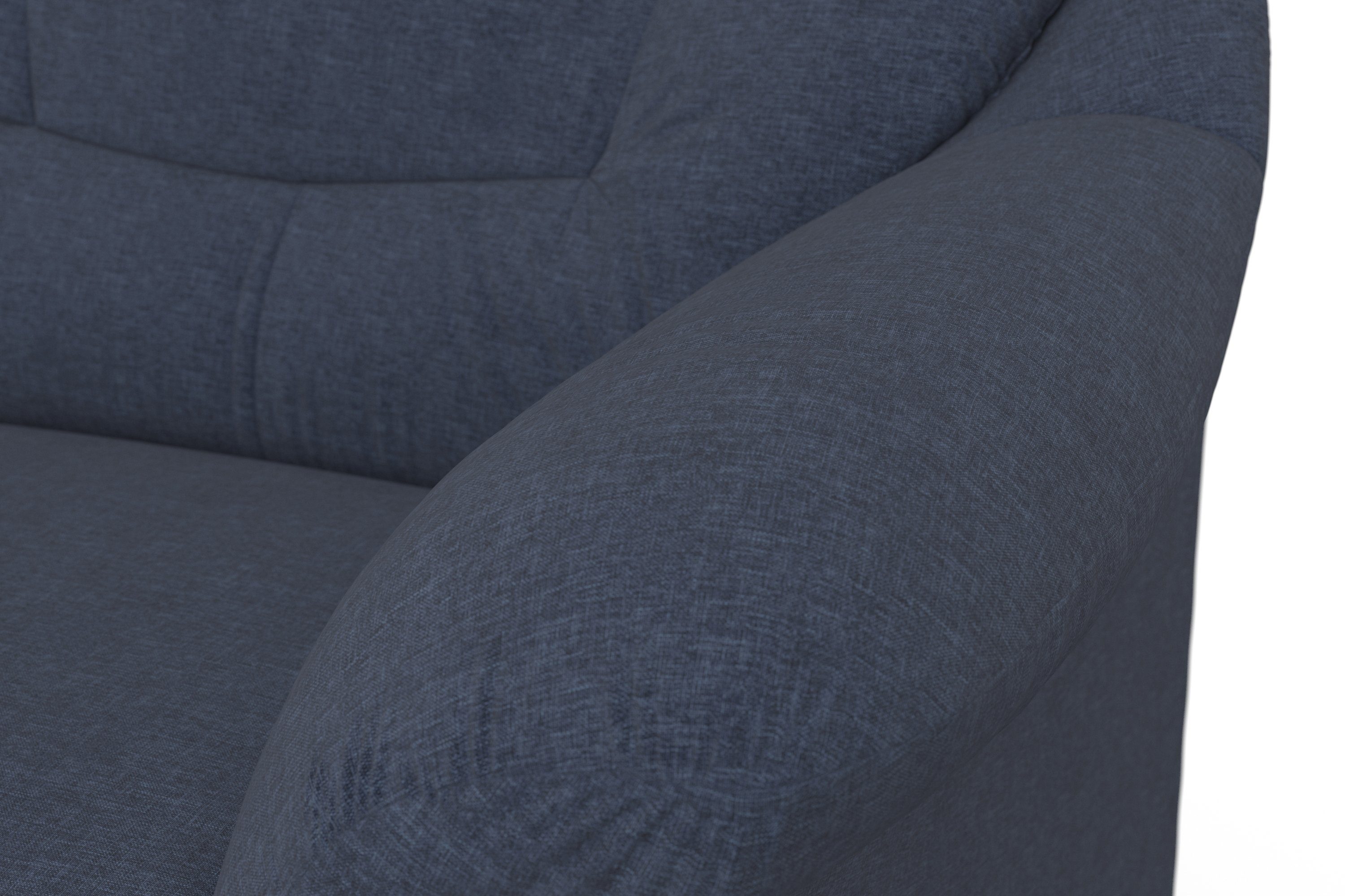 DOMO collection 2-zitsbank Montana voor kleine ruimtes, breedte 146cm, comfortabel en tijdloos