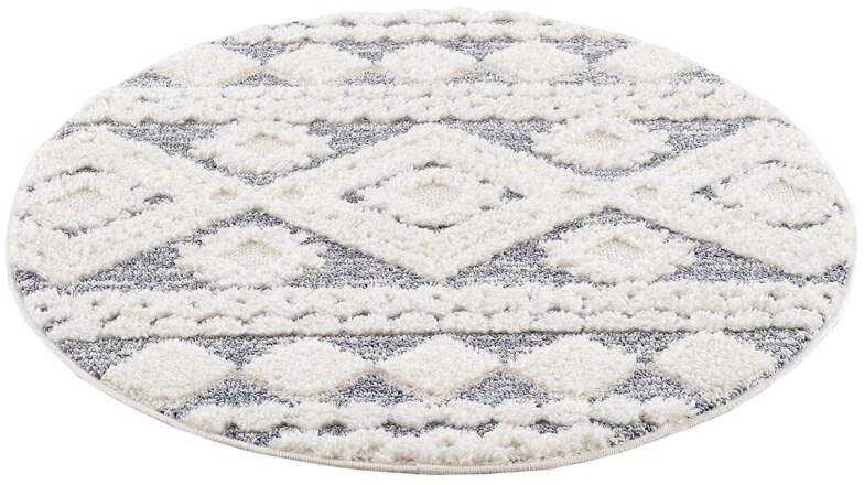 Carpet City Hoogpolig vloerkleed Focus 3005 Boho-tapijt, hoog-laag patroon / 3D-effect, voor woonkamer, slaapkamer