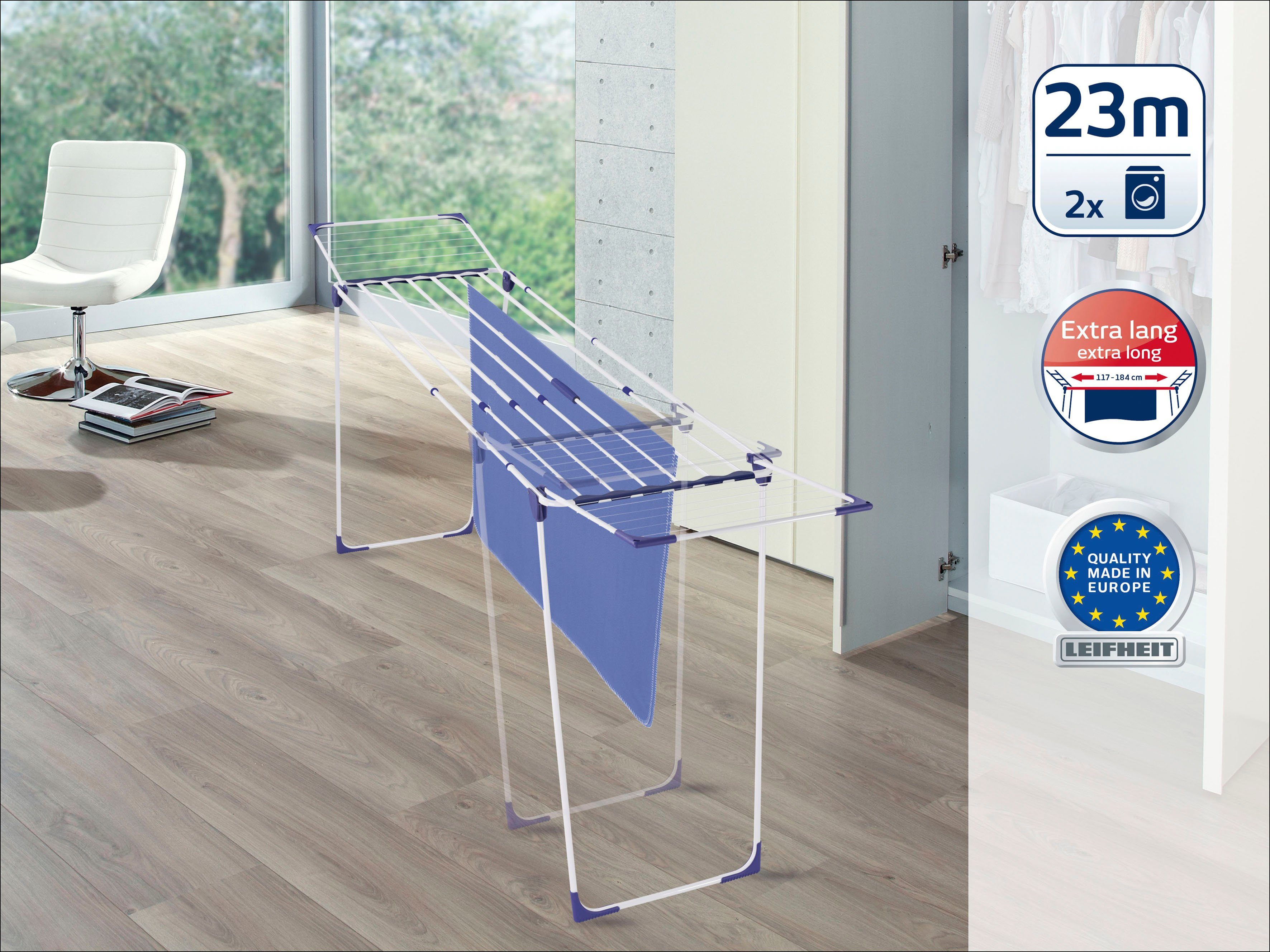 Leifheit Droogrek Classic Extendable 230 Solid