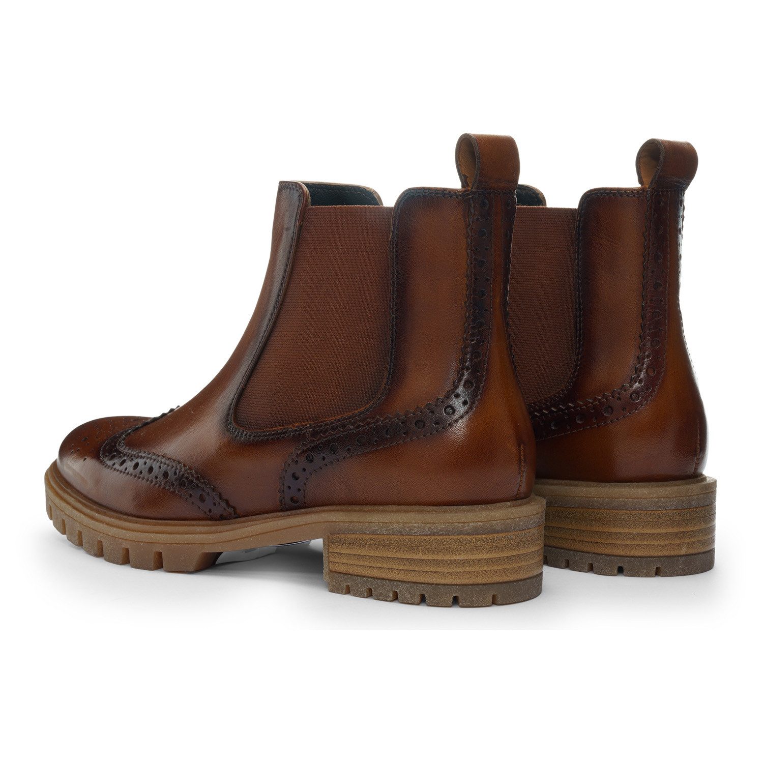 Ara Chelsea-boots Tulsa enkellaars, instaplaarzen met lyra-perforatie, g-breedte (breed)