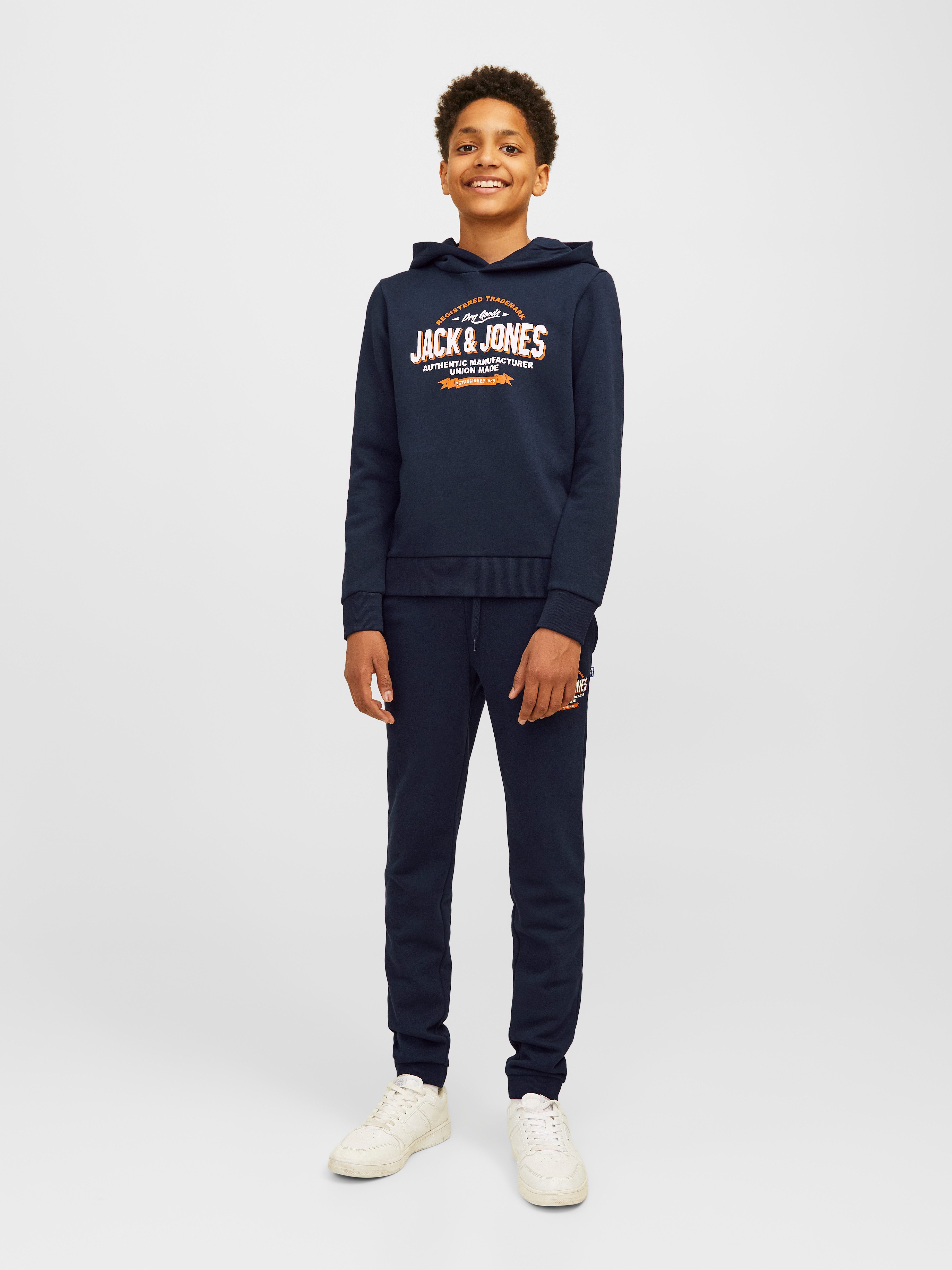 Jack & Jones Junior Hoodie JJELOGO SWEAT HOOD 2 COL 24 25 NOOS JNR