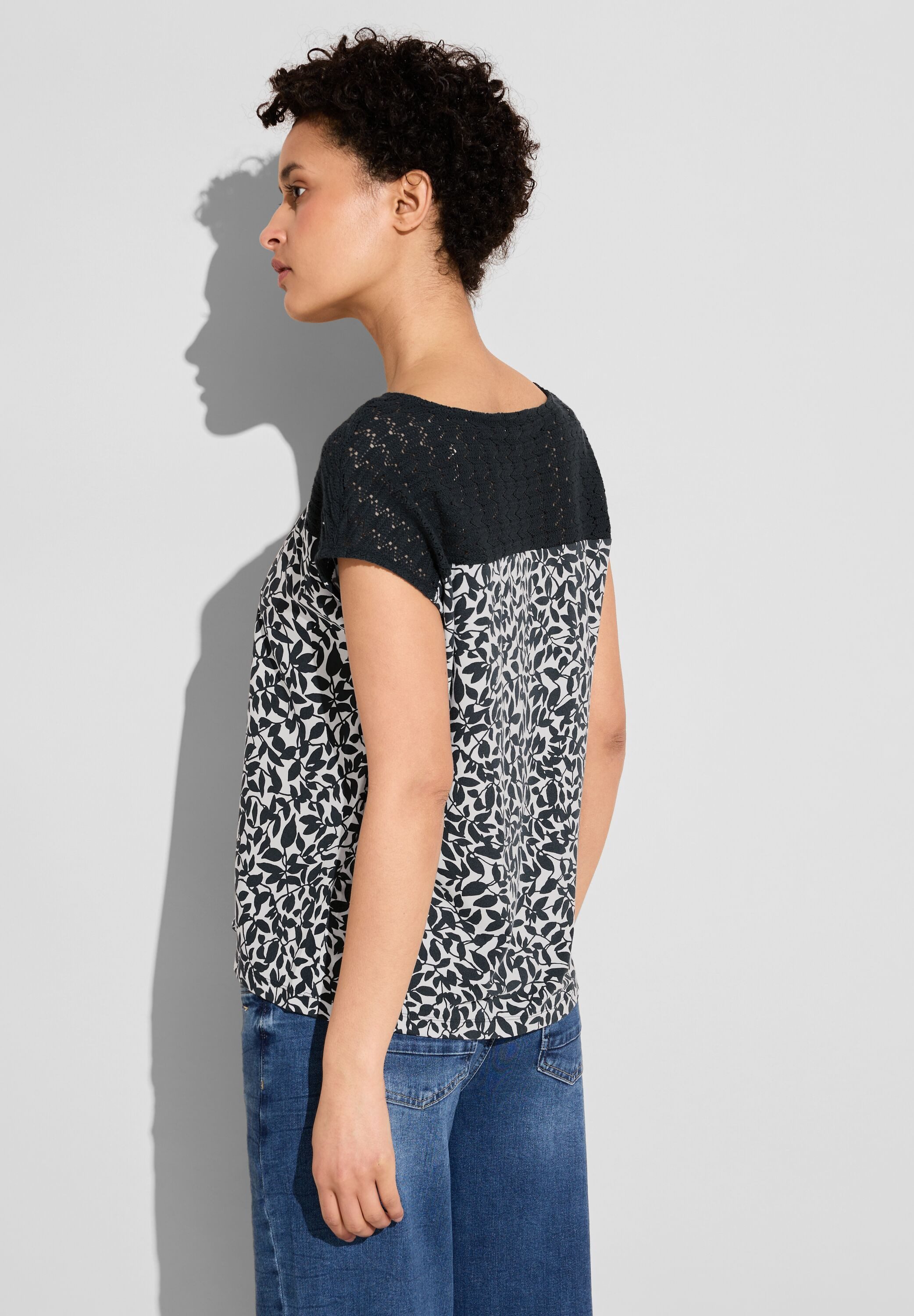 STREET ONE Shirttop met haakdetail