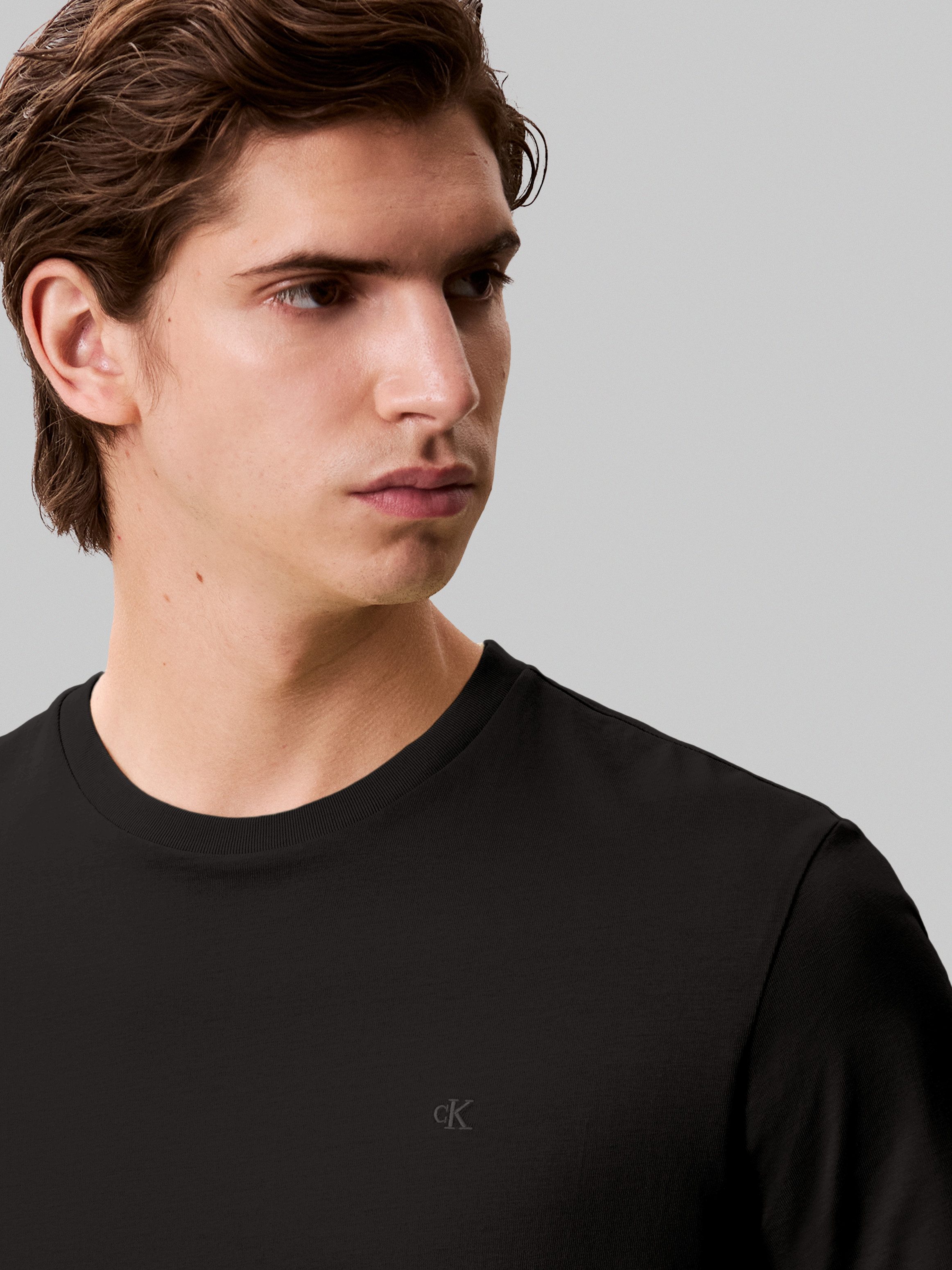 Calvin Klein T-shirt SS SMOOTH CTTN SOLID CREWNK TEE