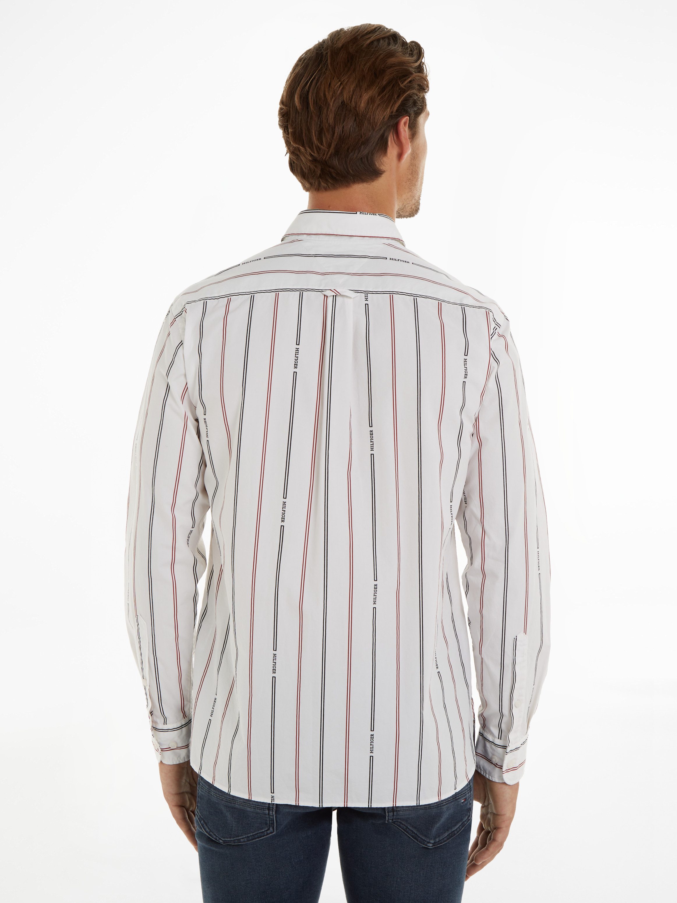 Tommy Hilfiger Overhemd met lange mouwen HILFIGER DOUBLE STP RF SHIRT