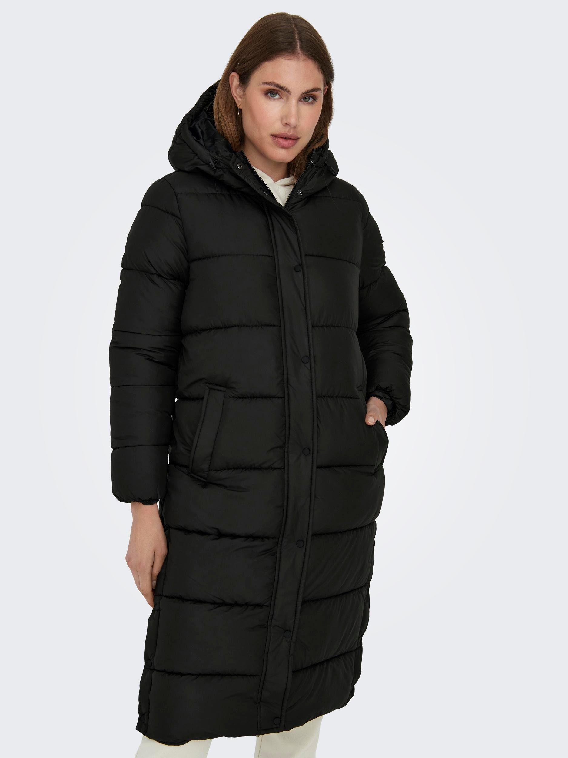 Only Gewatteerde jas ONLCAMMIE LONG QUILTED COAT CC OTW