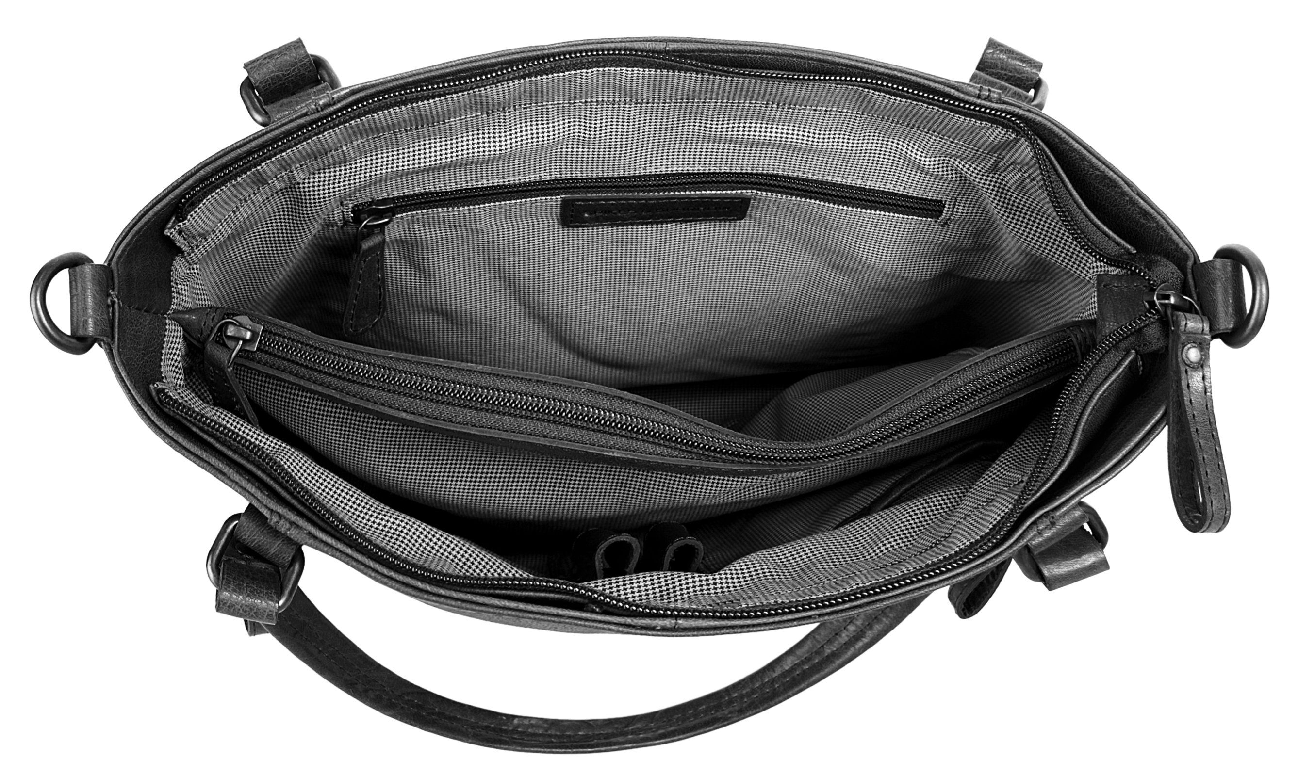 Spikes & Sparrow Shopper echt leder