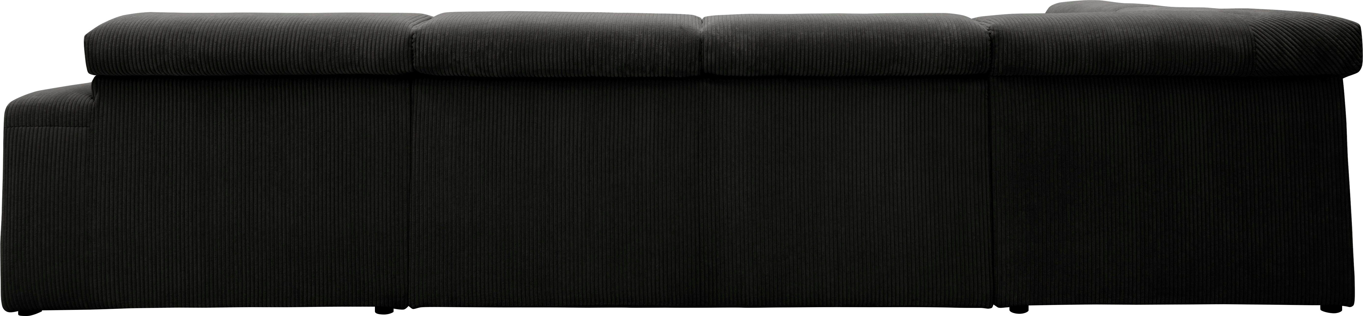 DOMO collection Zithoek Brandon Sitzbelastung 140 kg, mit Nierenkissen, U-Form met hoofdsteunverstelling, optionele zitdiepteverstelling, u-vorm