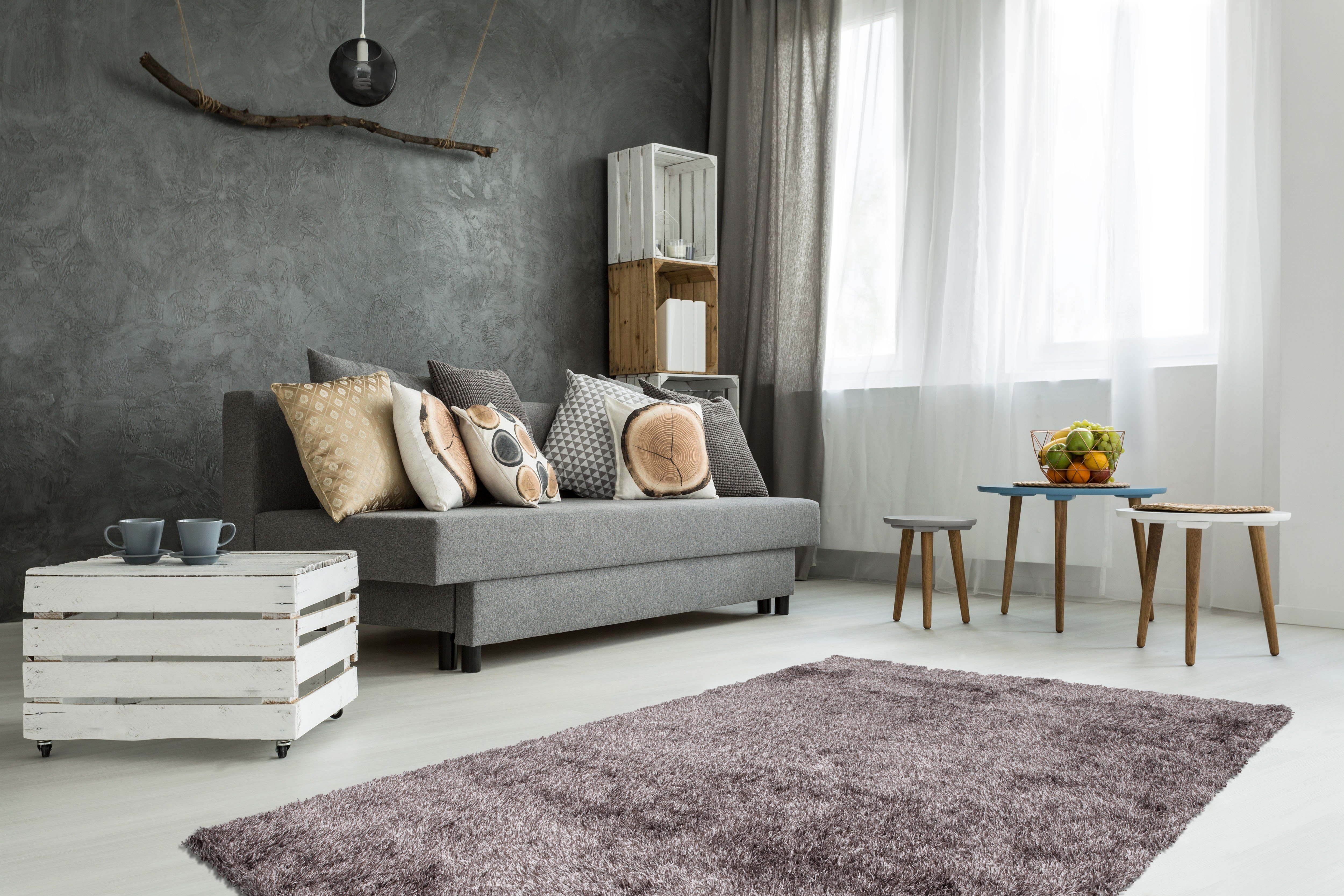 Kayoom Hoogpolig vloerkleed Diamond 700 zachte microvezel, lange pool, shaggy, mêlee, woonkamer