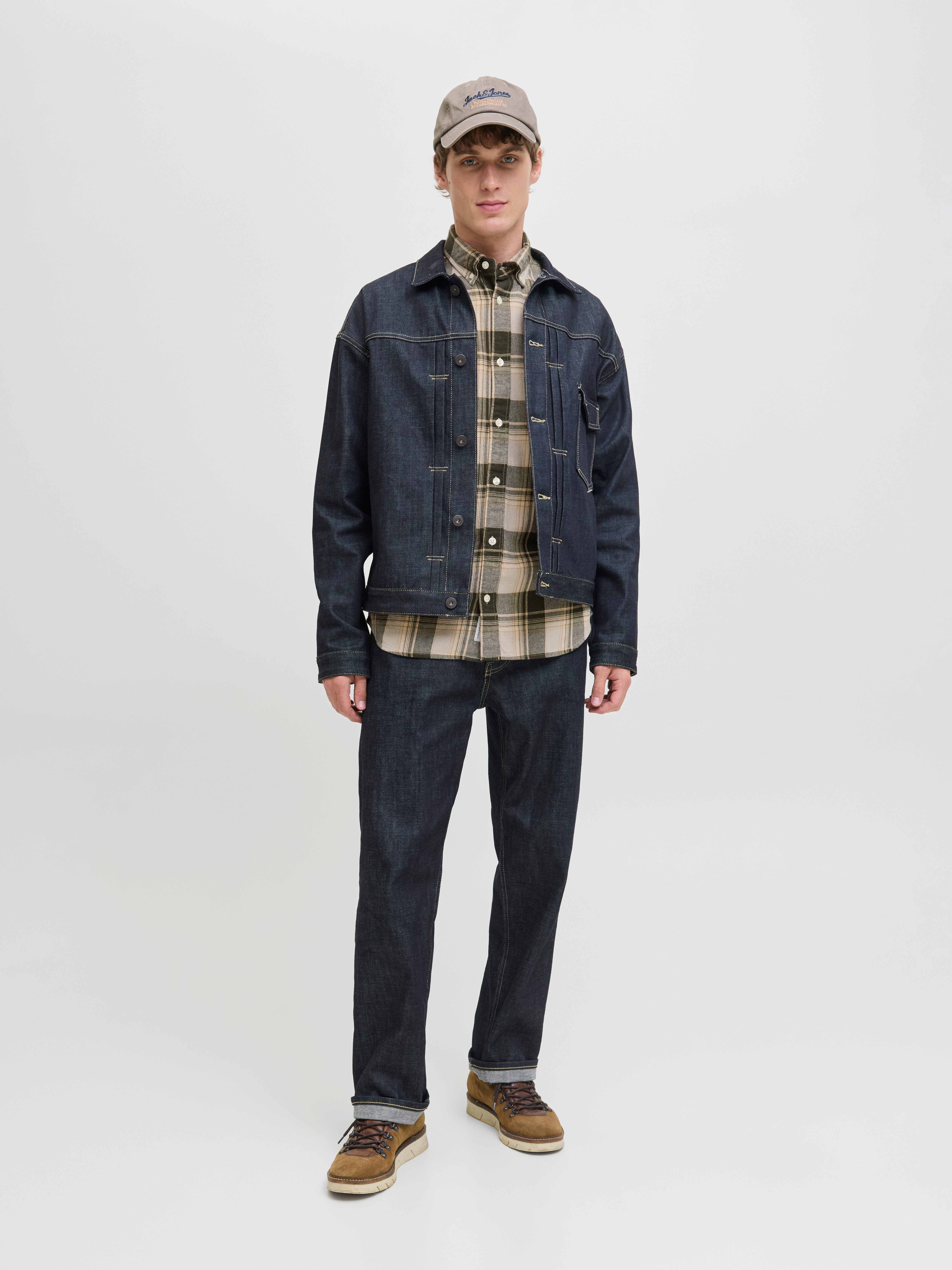 Jack & Jones Overhemd met lange mouwen JPRBLUBROOK CHECK L/S SHIRT SN