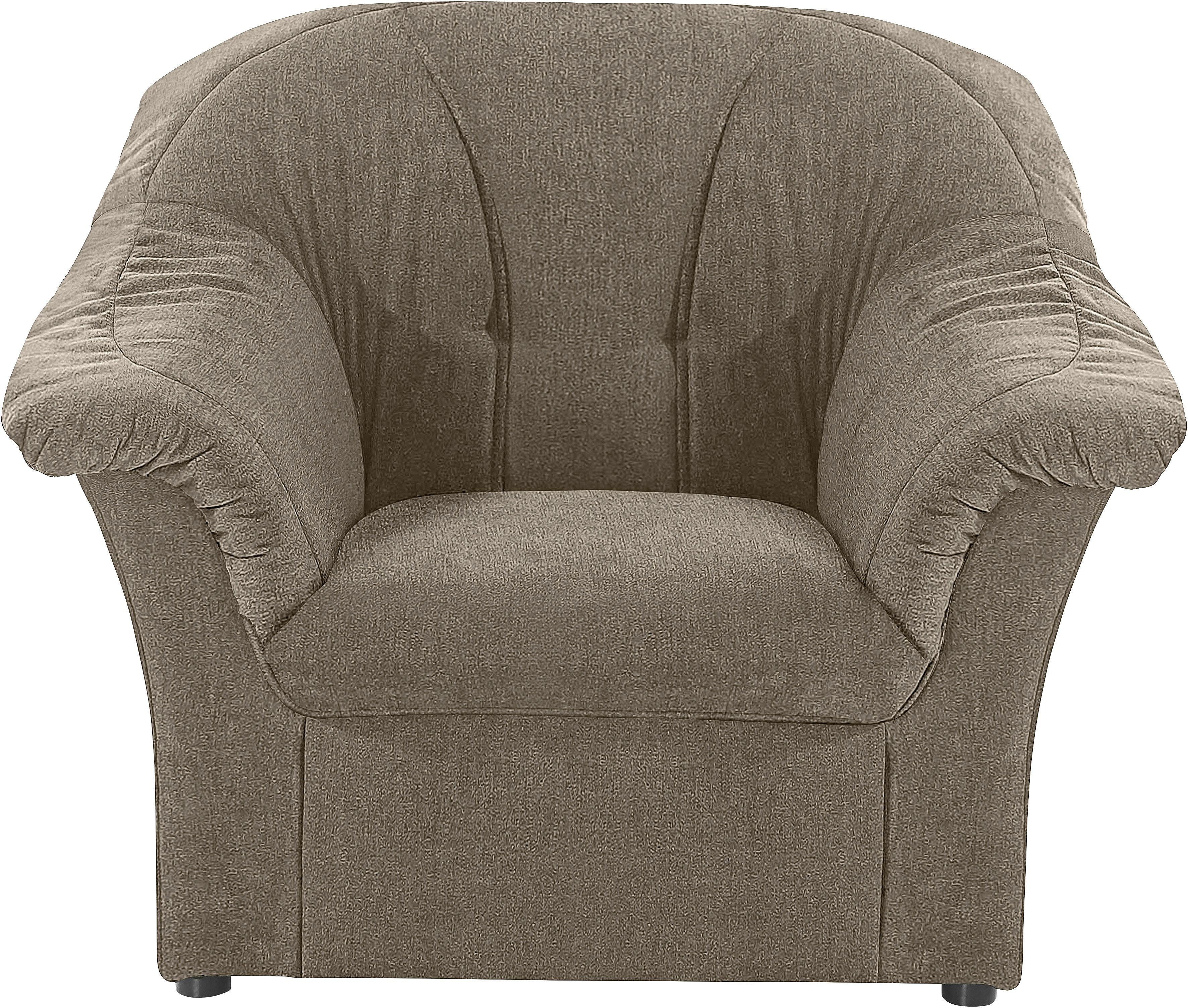 DOMO collection Fauteuil Pegnitz fauteuils bruin