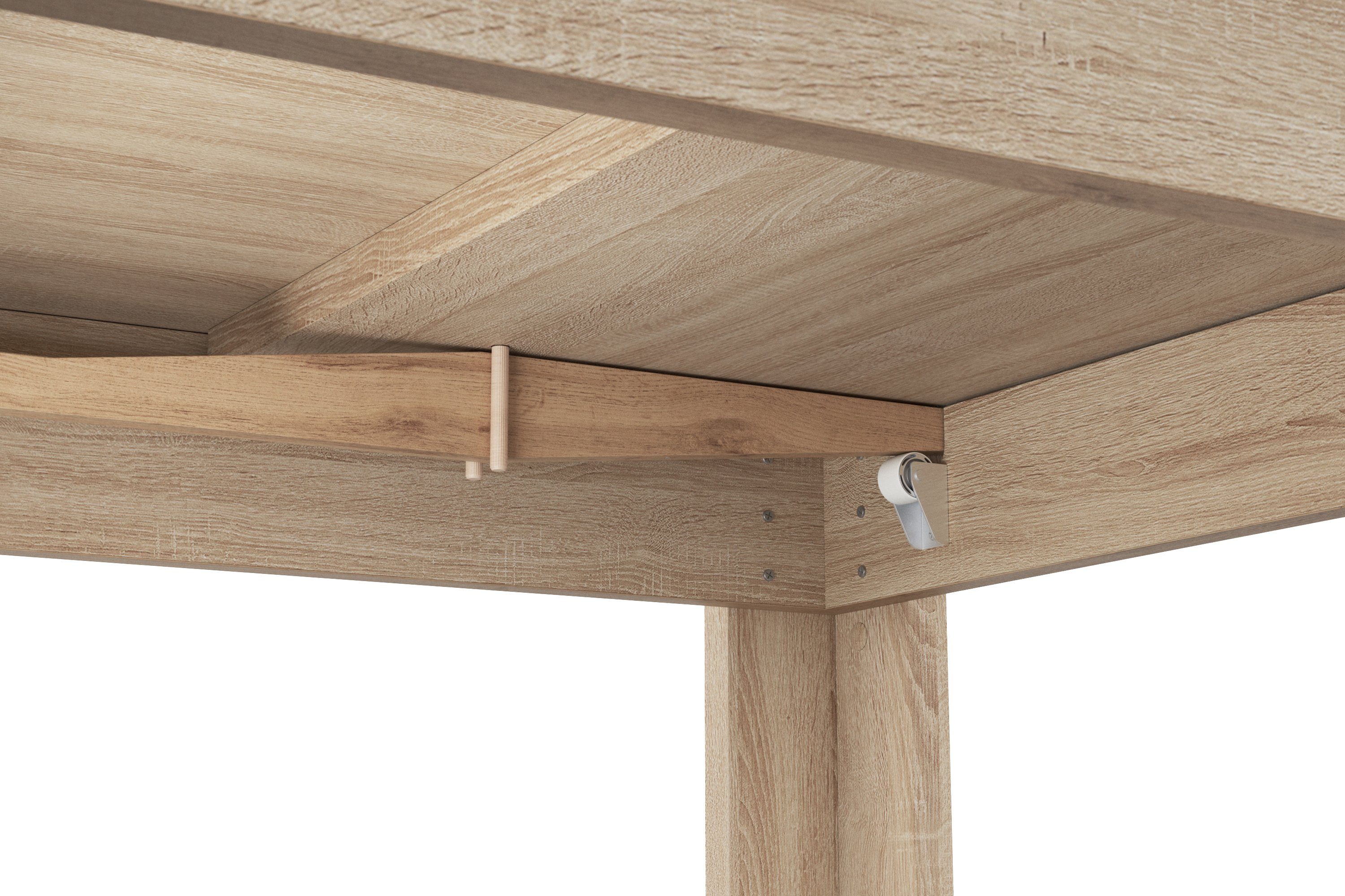 Mäusbacher Eettafel Monti BESTSELLER!, tafel, keukentafel, uittrekbare tafel uit te trekken tot 136 cm