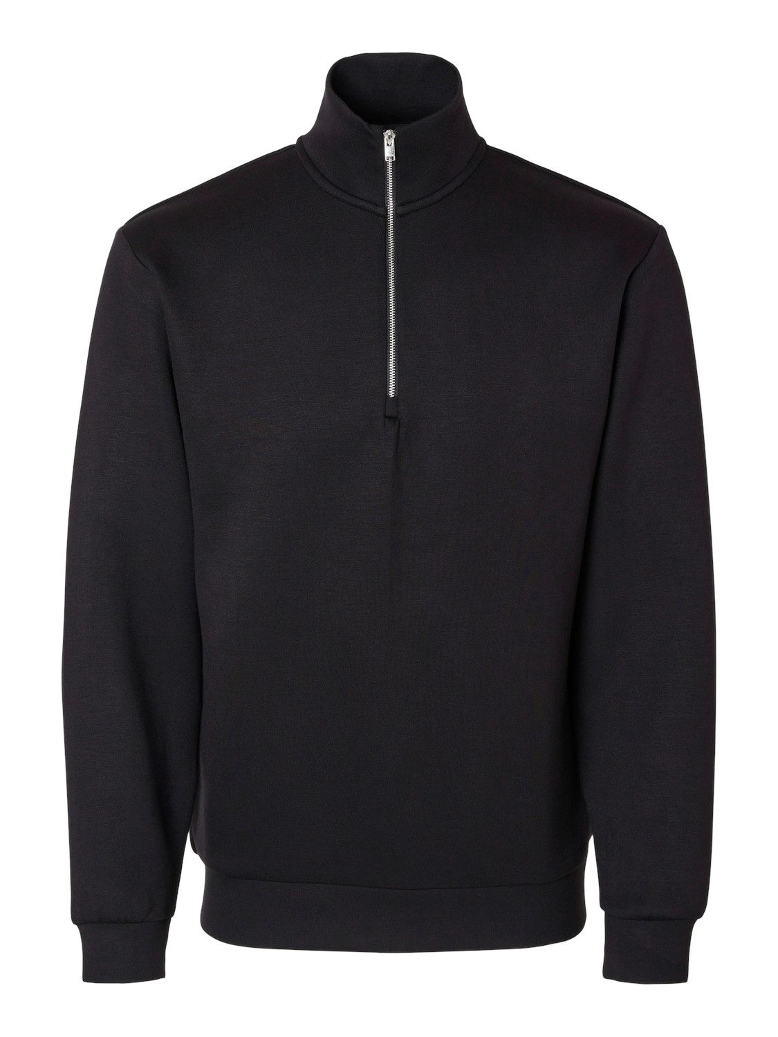 SELECTED HOMME Sweatshirt SLHEMANUEL SOFT ZIP HIGH NECK SWEAT NOOS