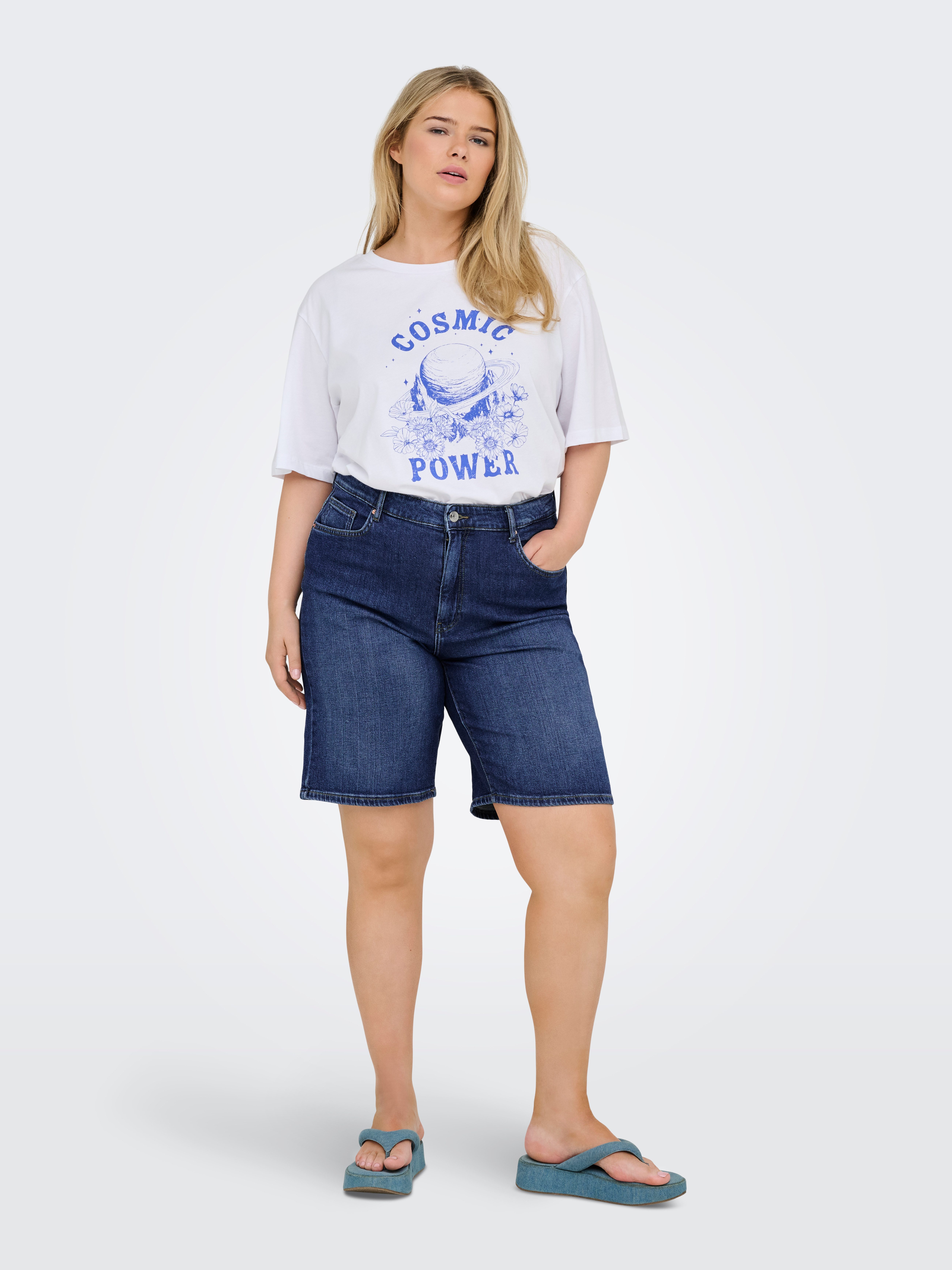 ONLY CARMAKOMA Jeansshort CARSONNY HW WIDE DNM SHORTS NAS843 NOOS