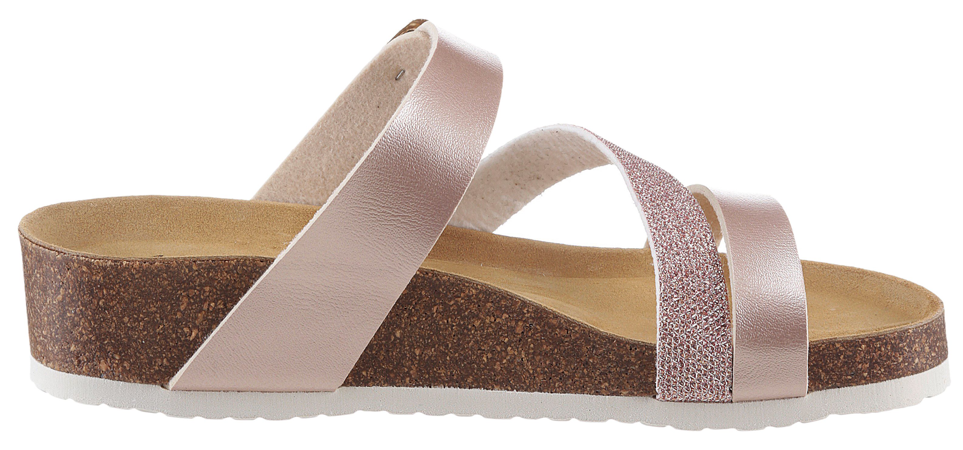 Aniston SHOES Slippers , sleehak, zomerschoen, slippers met gespsluiting