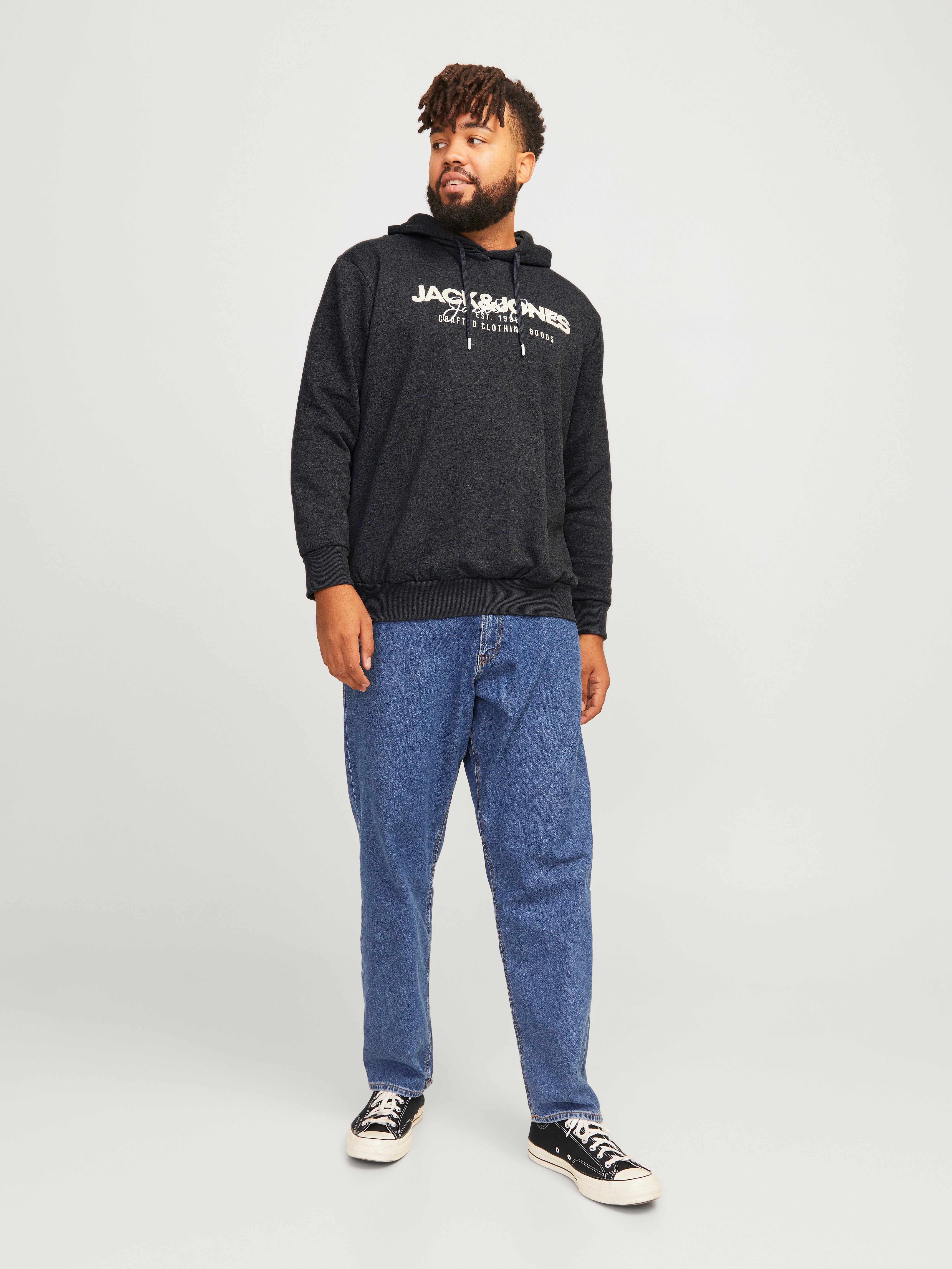 Jack & Jones PlusSize Hoodie JJALVIS SWEAT HOOD PLS