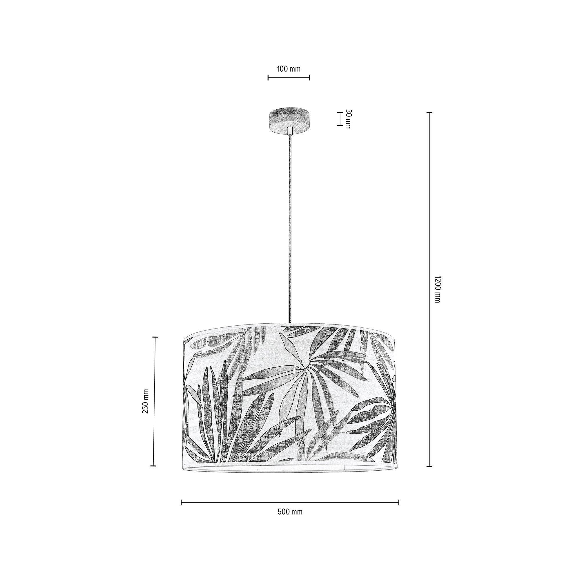 BRITOP LIGHTING Hanglamp HOJA Hanglamp, lampenkap van gelamineerd materiaal, in te korten