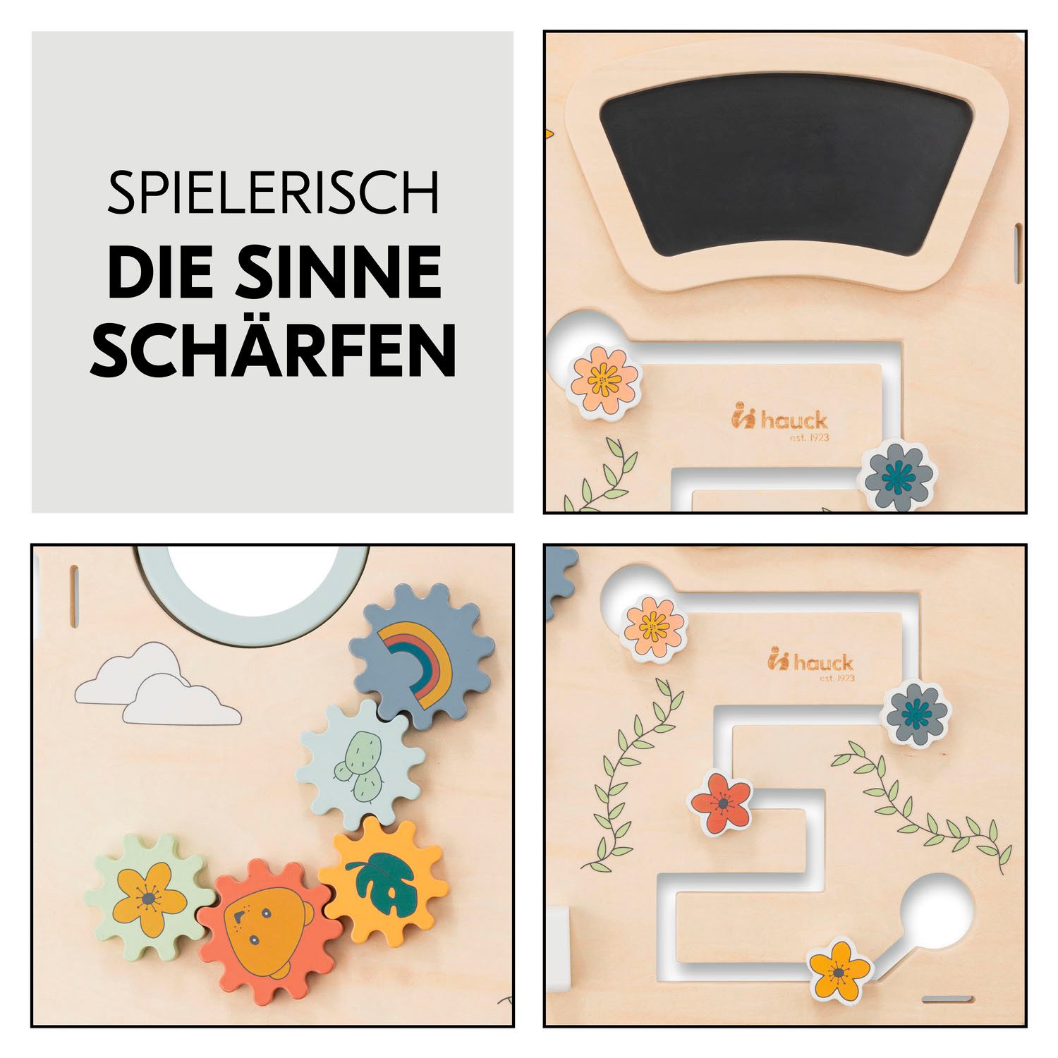 Hauck Motoriekbord Highchair Play Board FSC® - beschermt bossen wereldwijd, voor hoge stoelen Alpha+, Beta+, Arketa