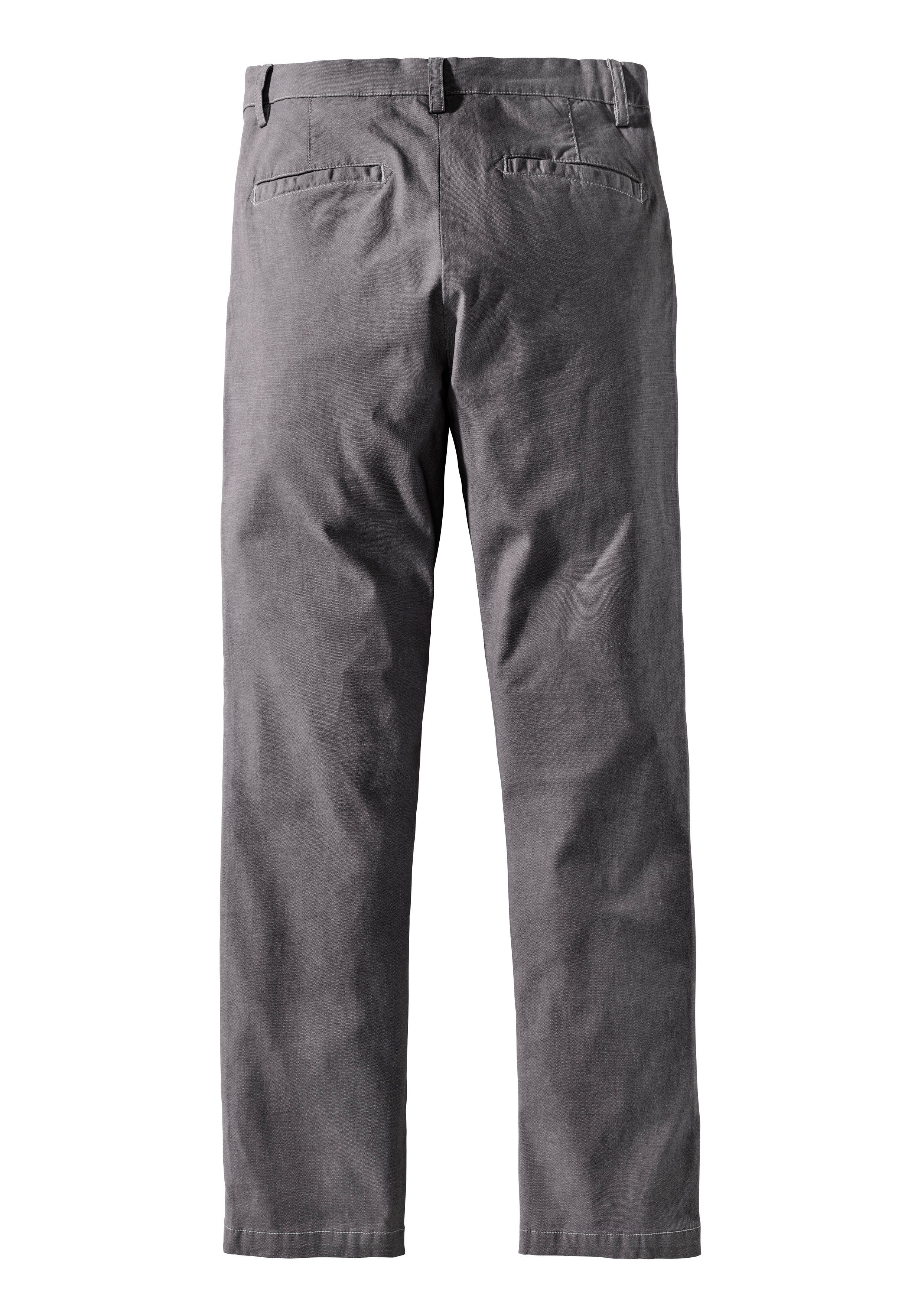 John Devin Chino Regular-fit, lange Oxford broek
