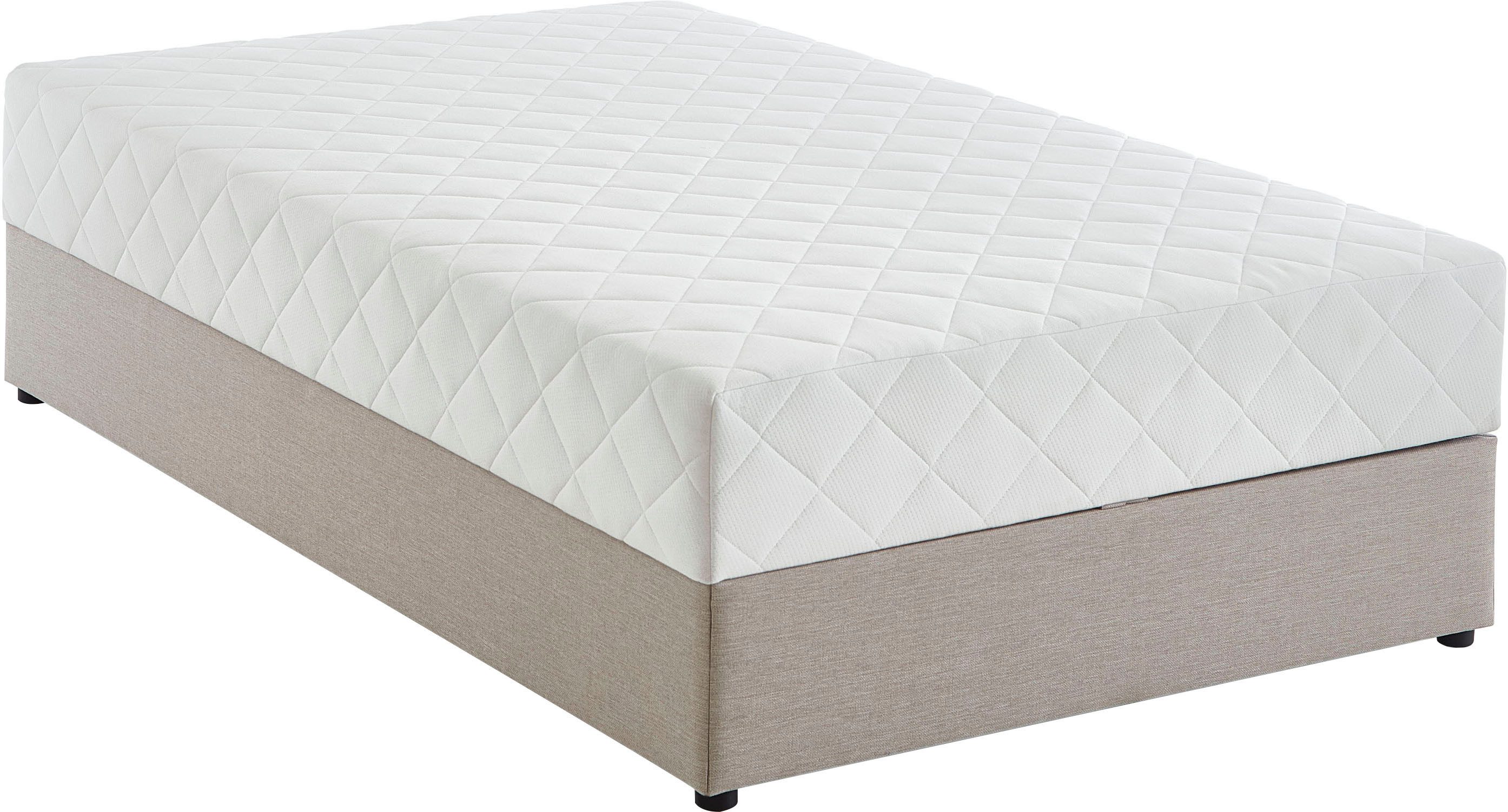 ATLANTIC home collection Boxspring BELINA met pocketveringmatras en ruime bedlade