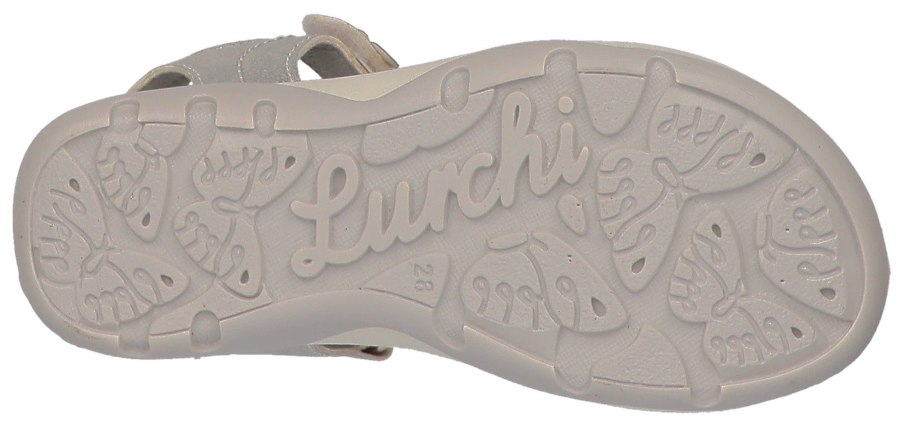 Lurchi Sandalen Farfalla , klittenbandschoenen, met strassstenen, maat sjabloon te downloaden