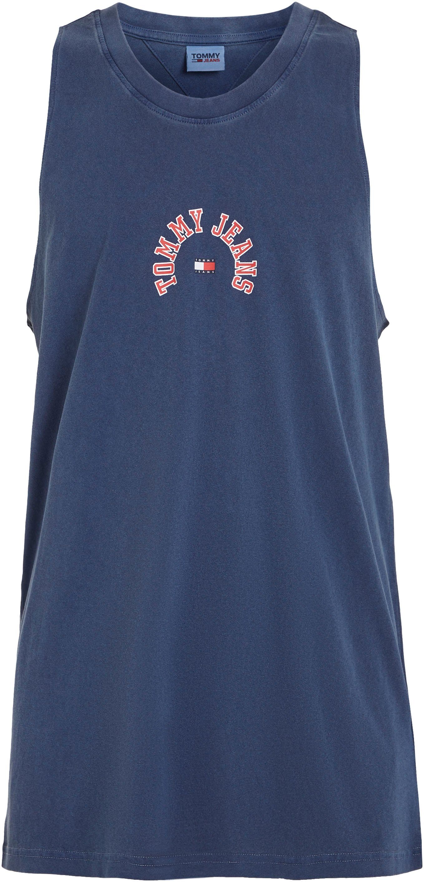 TOMMY JEANS Muscle-shirt TJM CURVED TJ COLLEGE TANK TOP