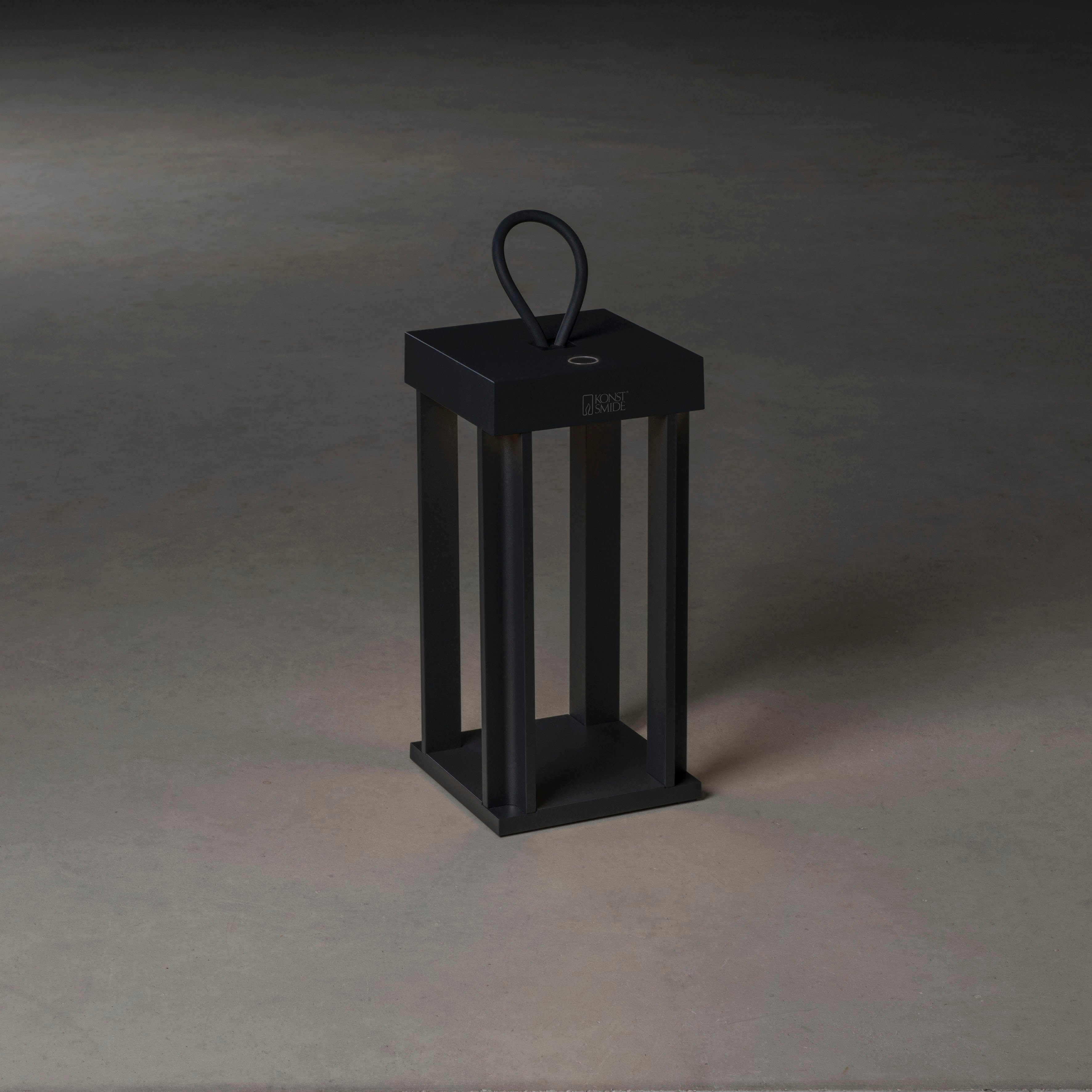 KONSTSMIDE Led-lantaarn Cannes Cannes LED USB-lantaarn 42cm, dimbaar 2700/3000K (2 stuks)