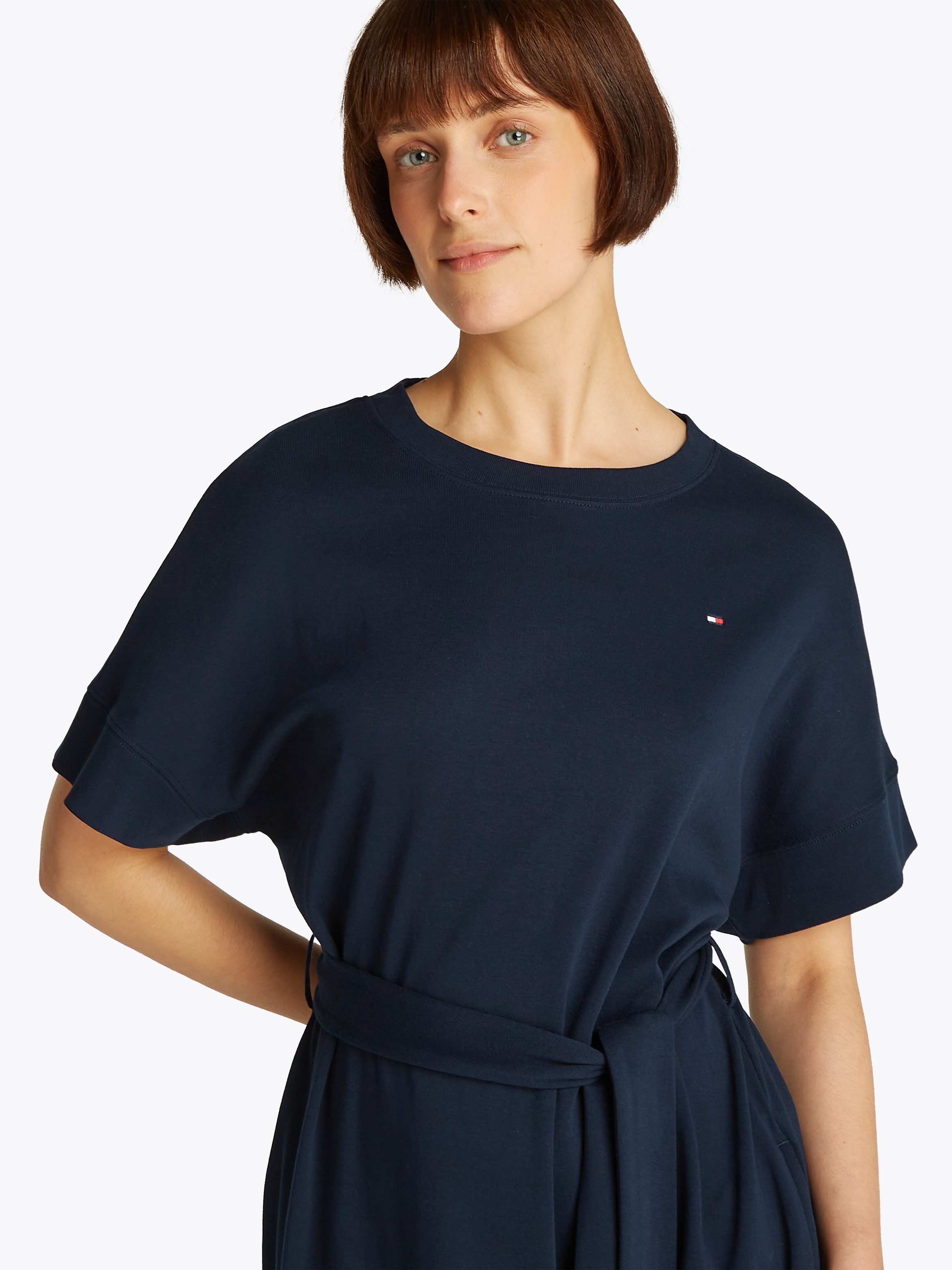 Tommy Hilfiger Blousejurk MODERN CODY DRESS met geborduurd logo
