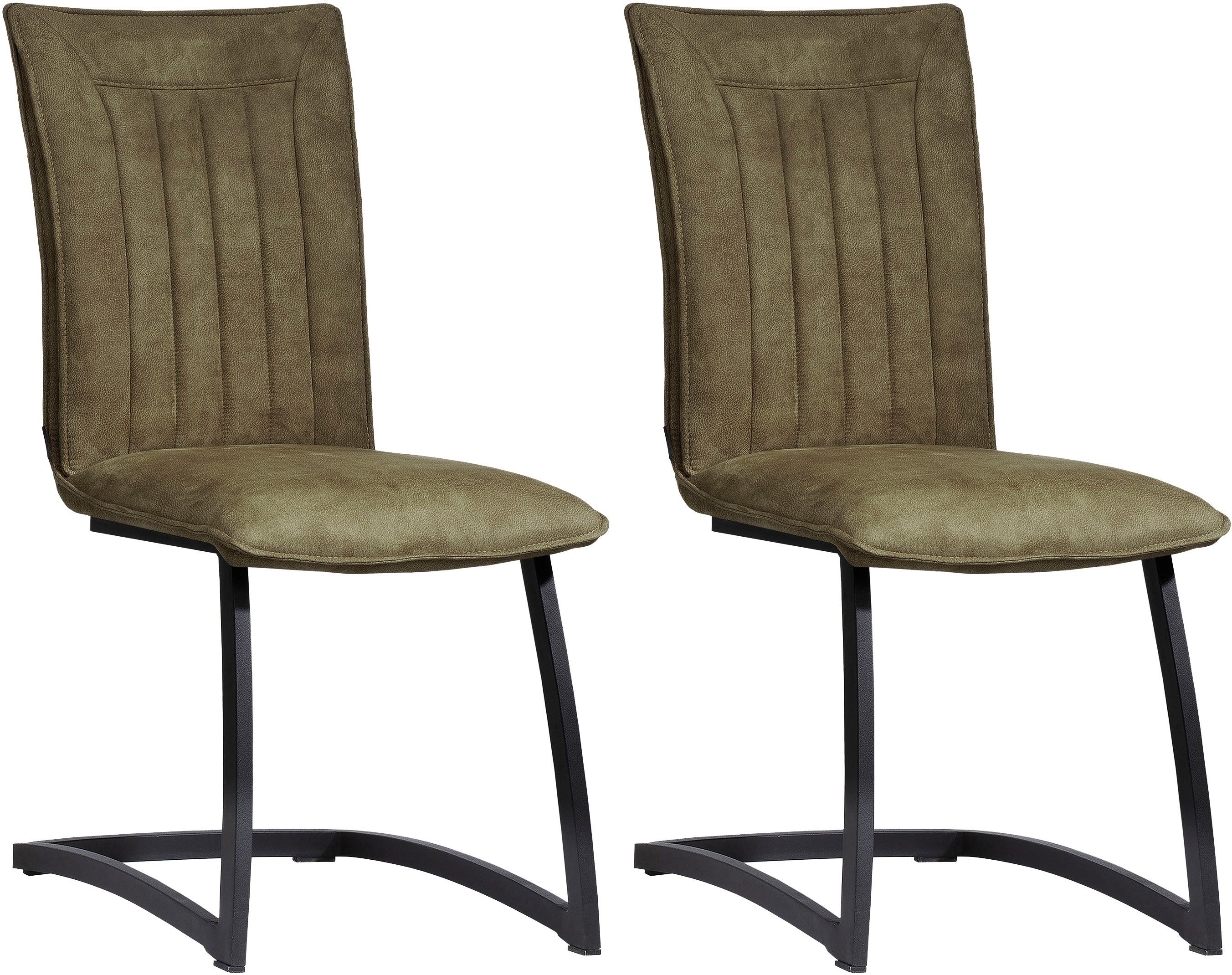 OMG Design Vrijdragende stoel Amara Eetkamerstoel, keukenstoel, onderhoudsvriendelijke bekleding (set)