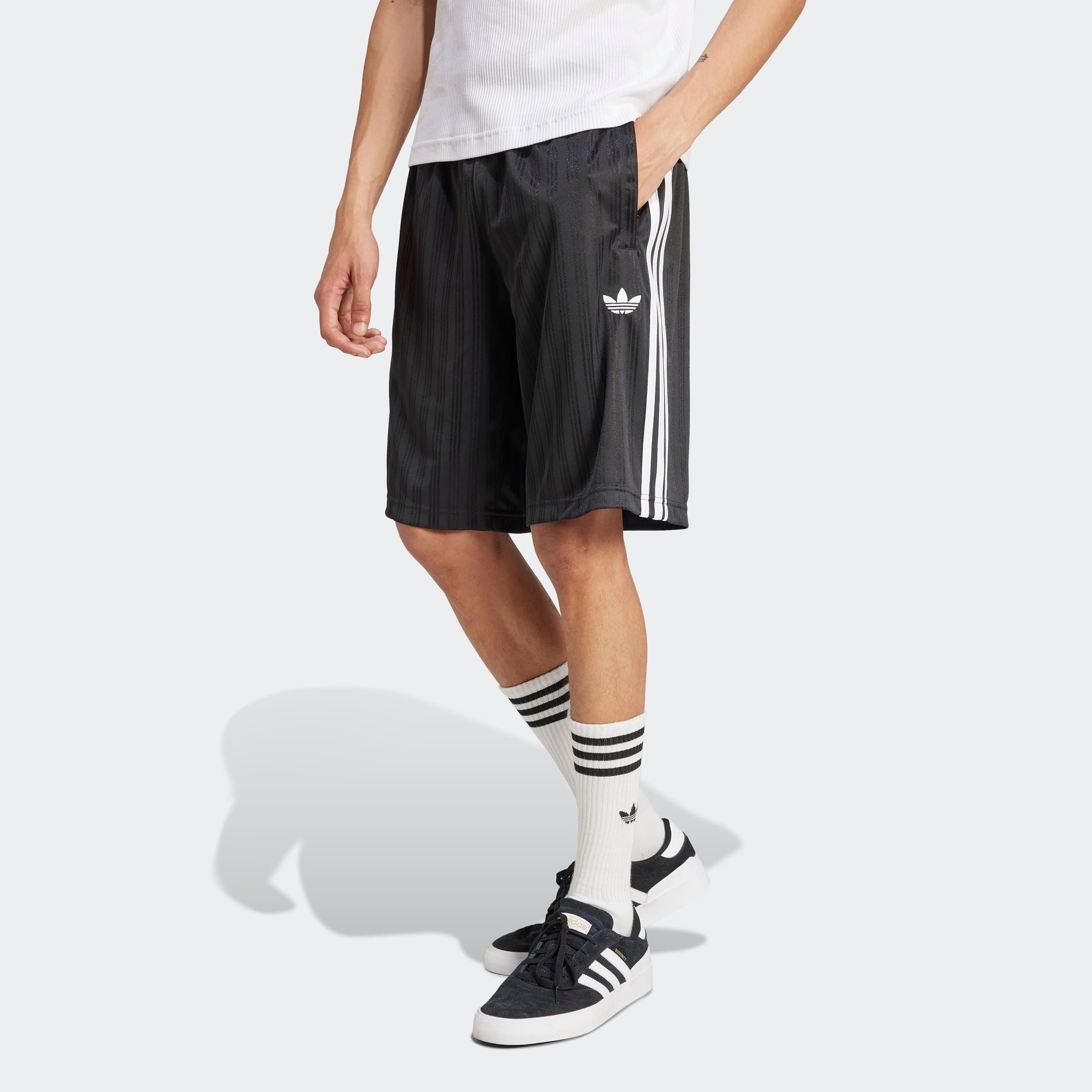 adidas Originals Short POLY SHORT (1-delig) heren bermuda broeken maat M zwart
