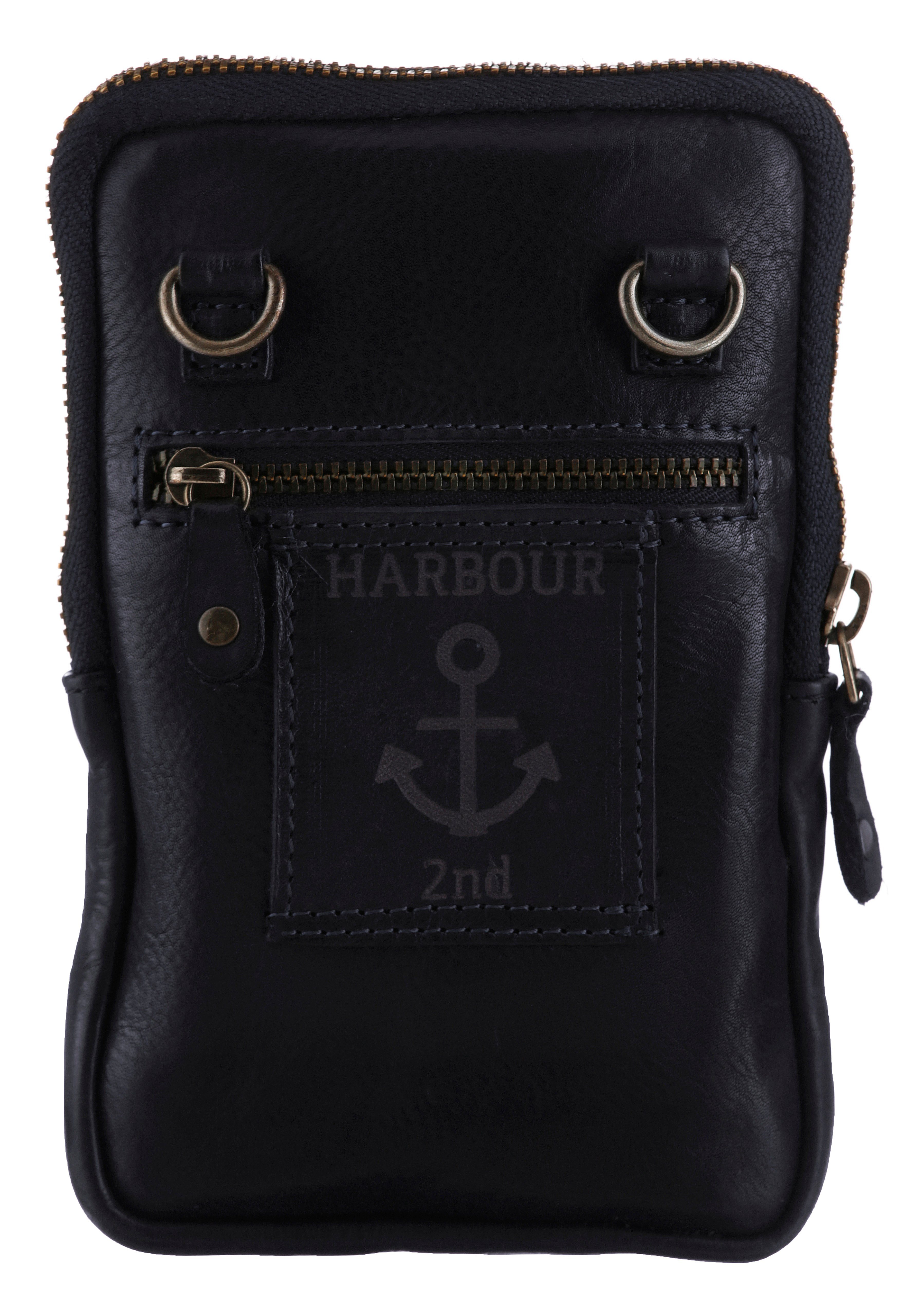 HARBOUR 2nd Mini-bag BENITA van stevig leer met kenmerkende merk-anker-label