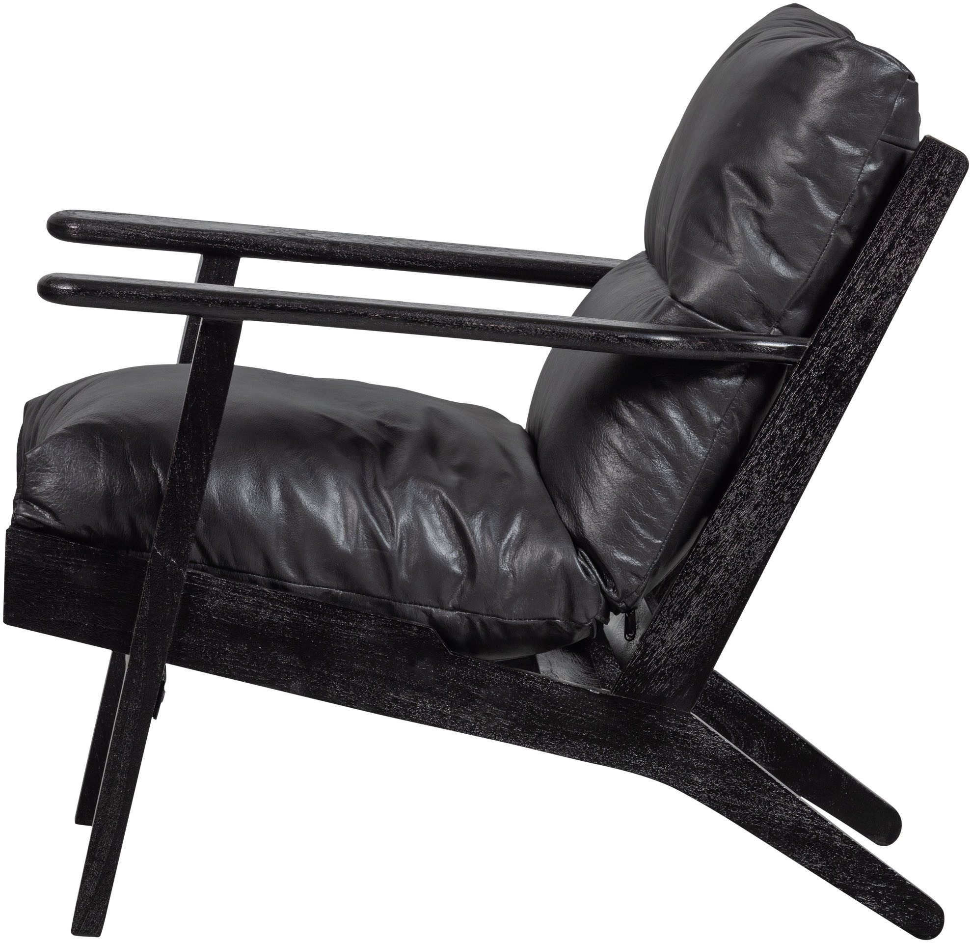 WOOOD Fauteuil Houston Frame van acaciahout, maximale belasting 150 kg, H 86 cm