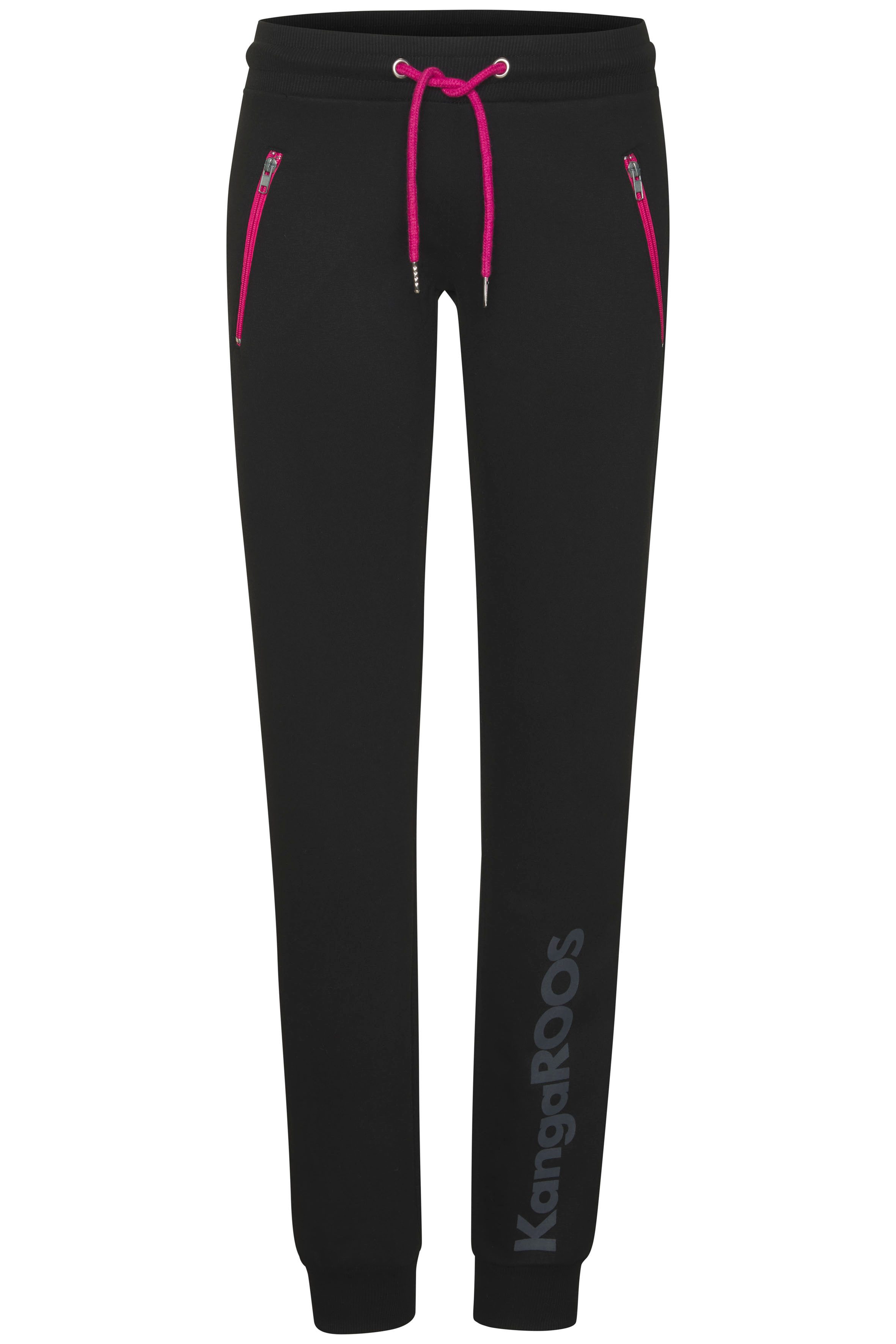 KangaROOS Sweatbroek met contrasterende details, loungewear