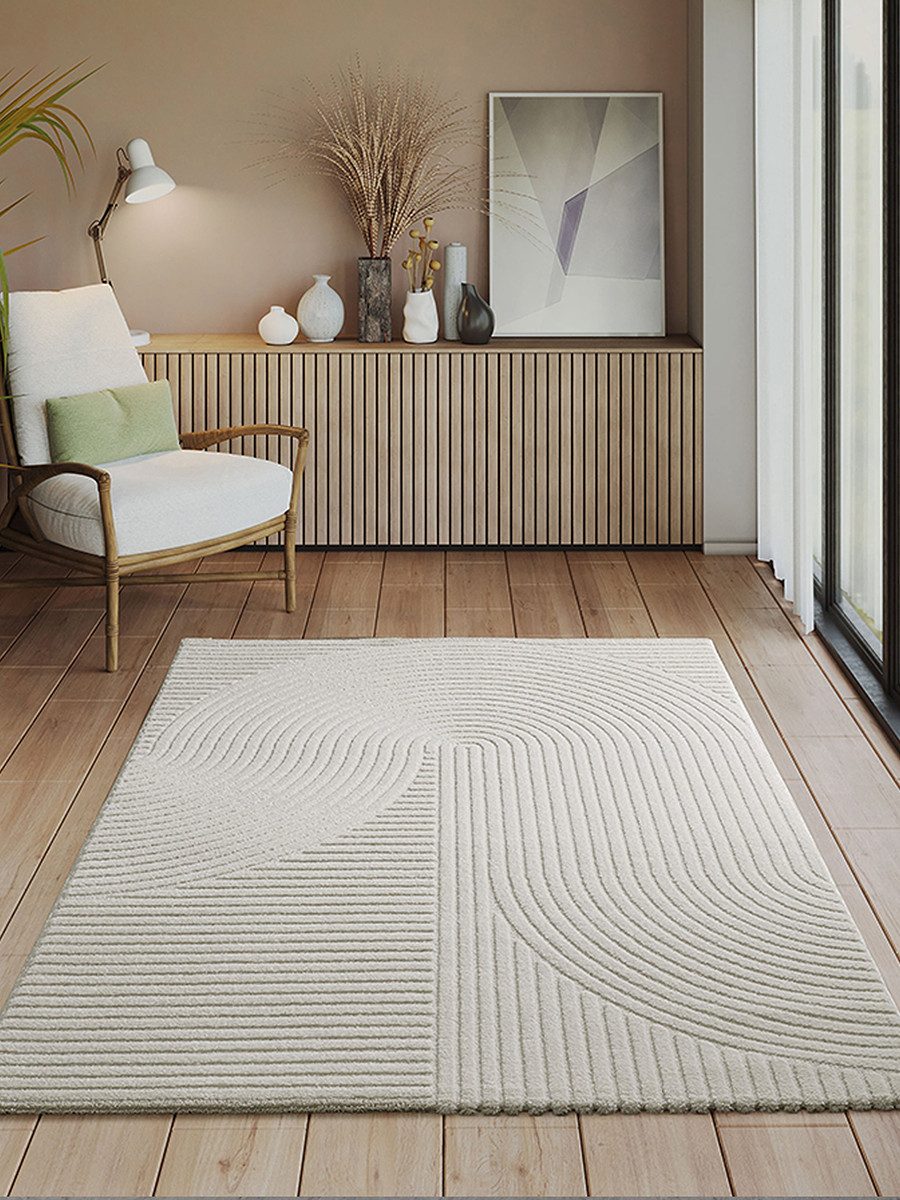 The carpet Vloerkleed Everest moderne woonkamer tapijt met hoge pooldichtheid