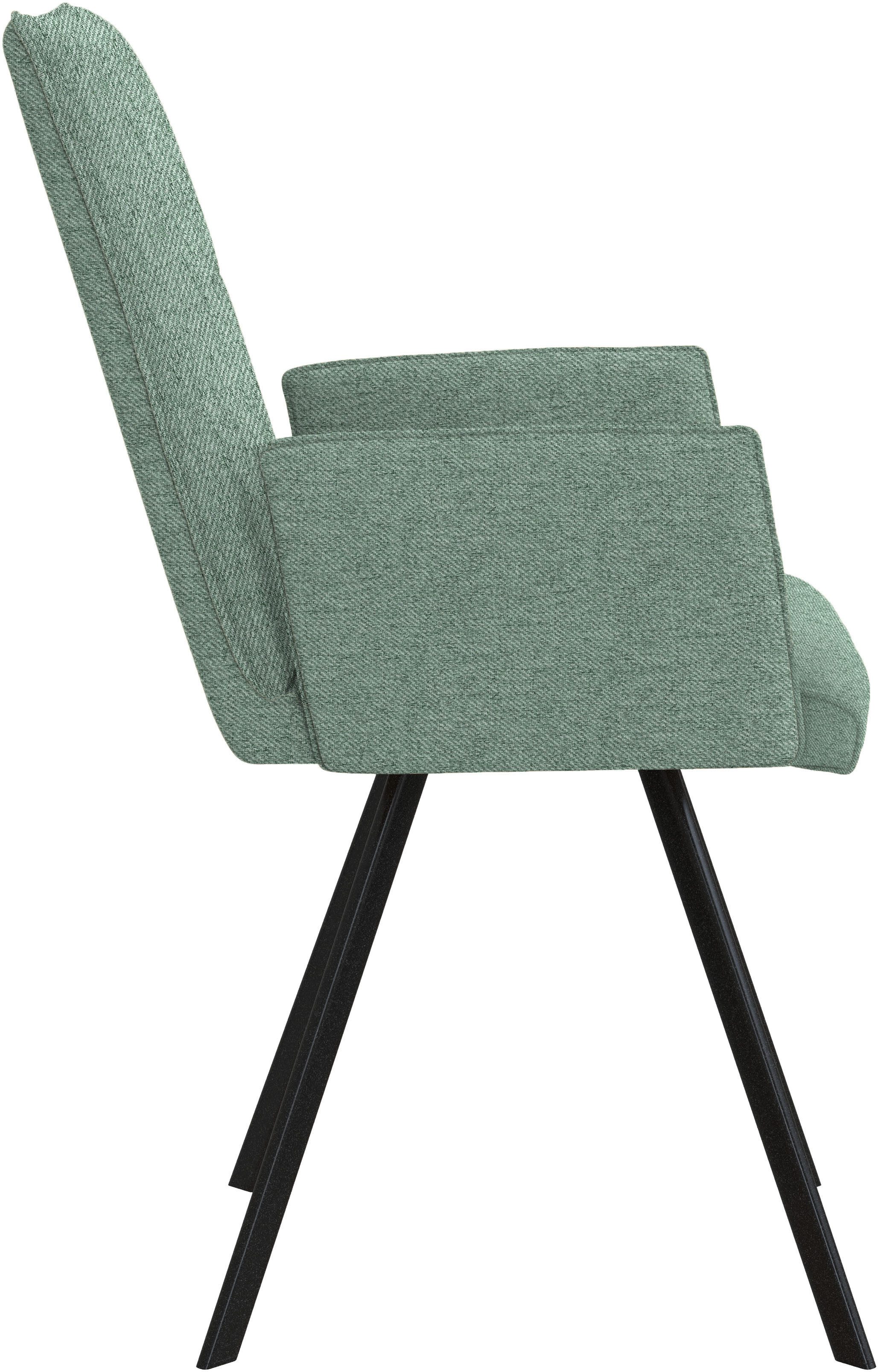 Home affaire Stoel met 4 poten Sava Metalen frame (set, 2 stuks)
