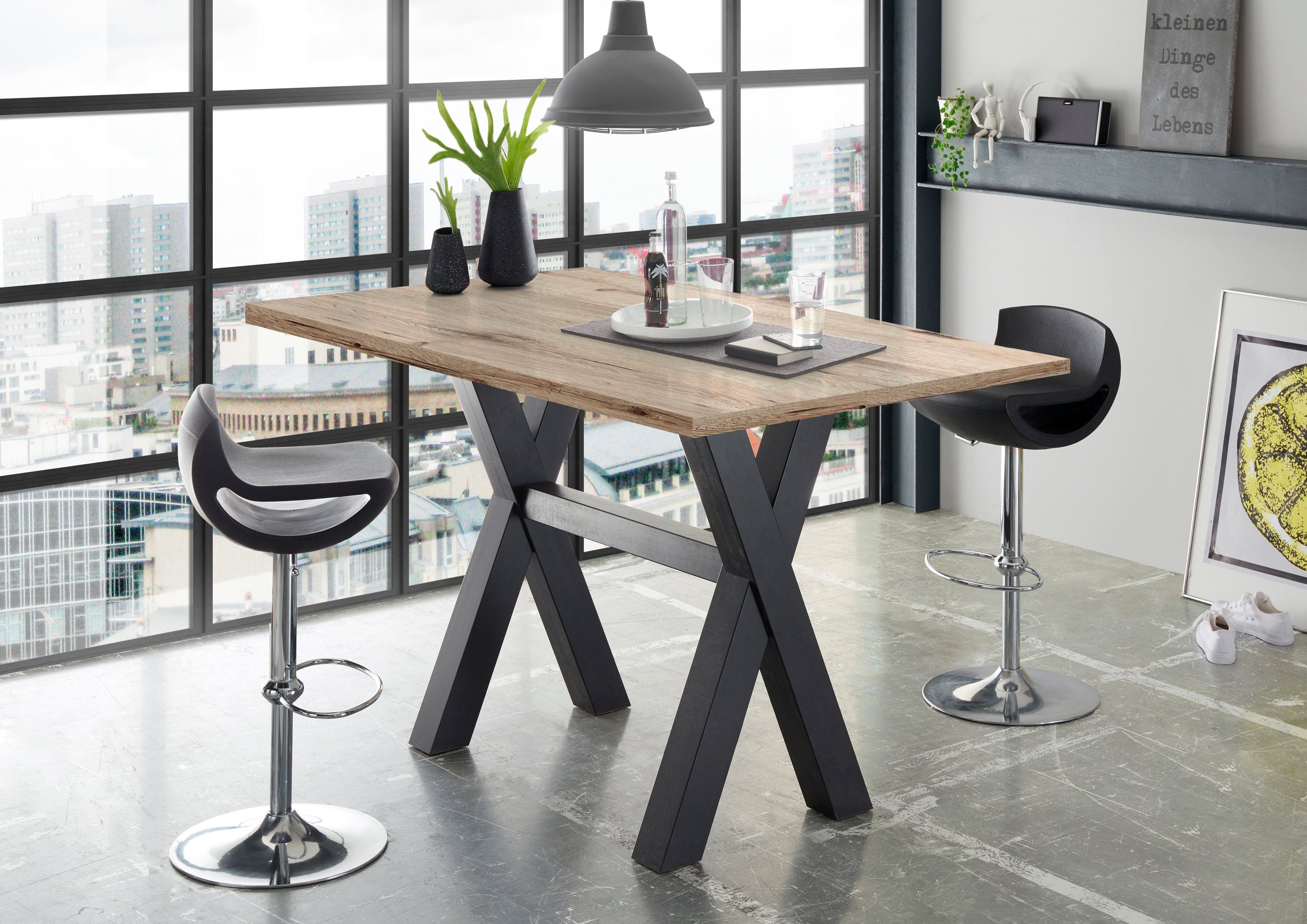 Mäusbacher Bartafel Frame in X-model (breedte 120, 140 of 160 cm)