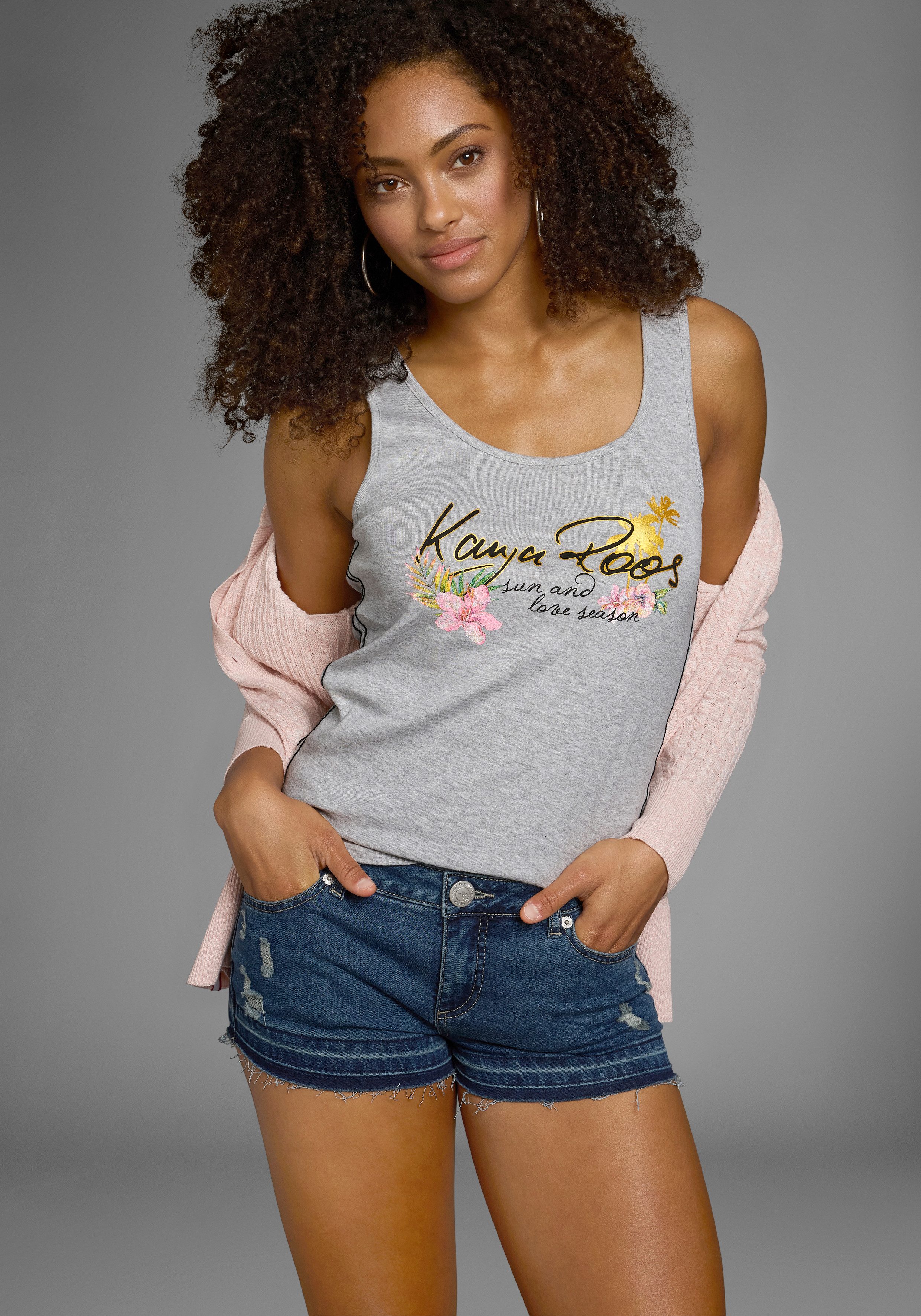 KangaROOS Tanktop met elegante frontprint