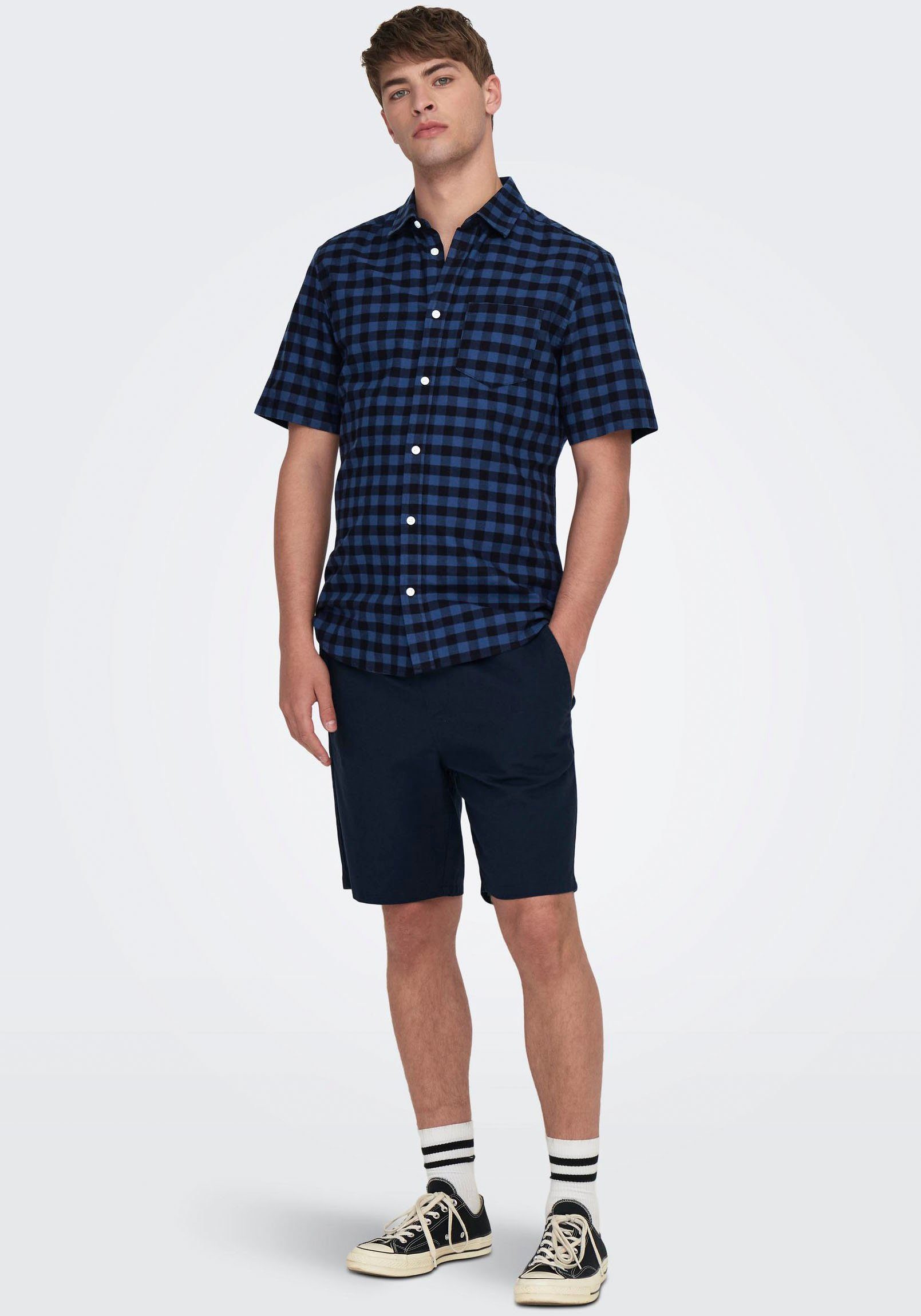 ONLY & SONS Short ONSLINUS 0007 COT LIN SHORTS NOOS