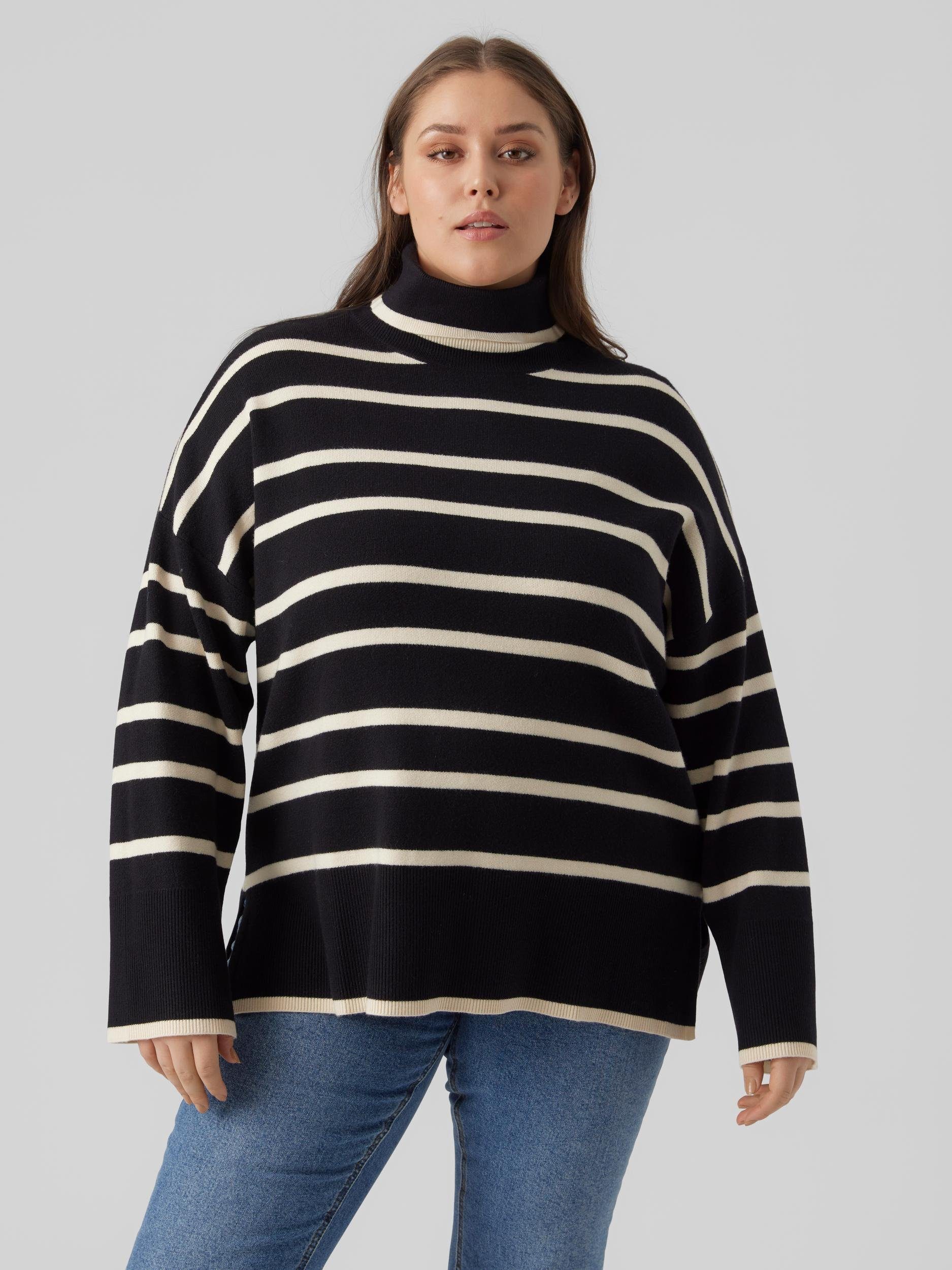 Vero Moda Curve Coltrui VMSABA LS ROLLNECK BLOUSE GA NOOS CUR