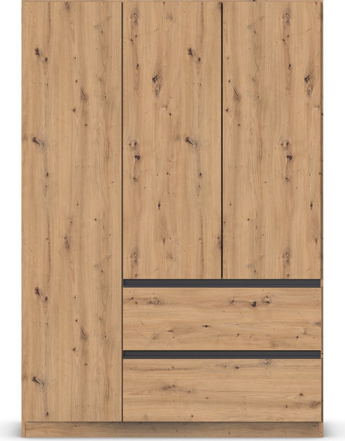 rauch Draaideurkast Kledingkast Kast Garderobe Wasmand COSTA in 3 Breedtes veel ruimte, greeploze front en push-to-open functie made in germany