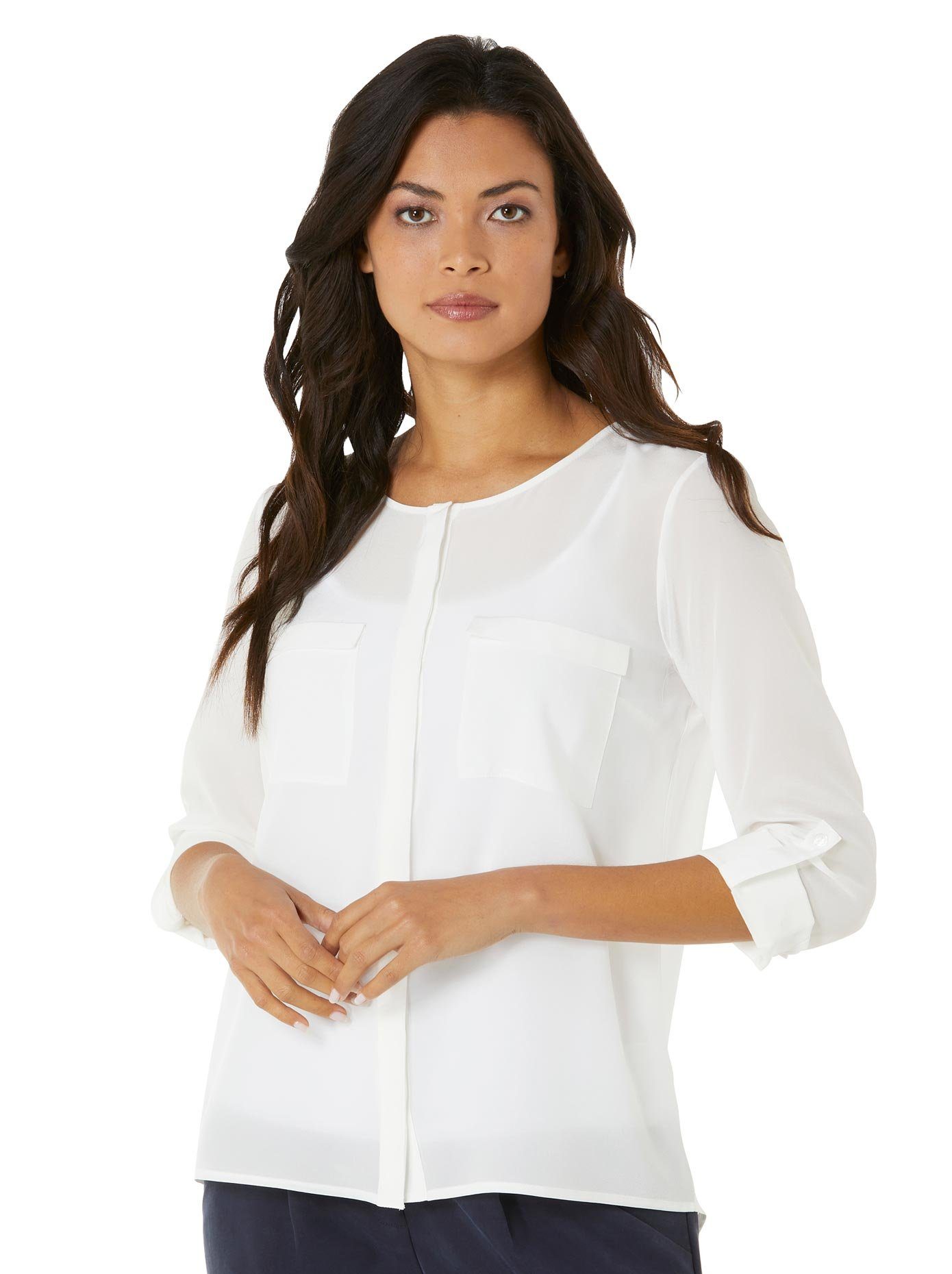 Zijden blouse