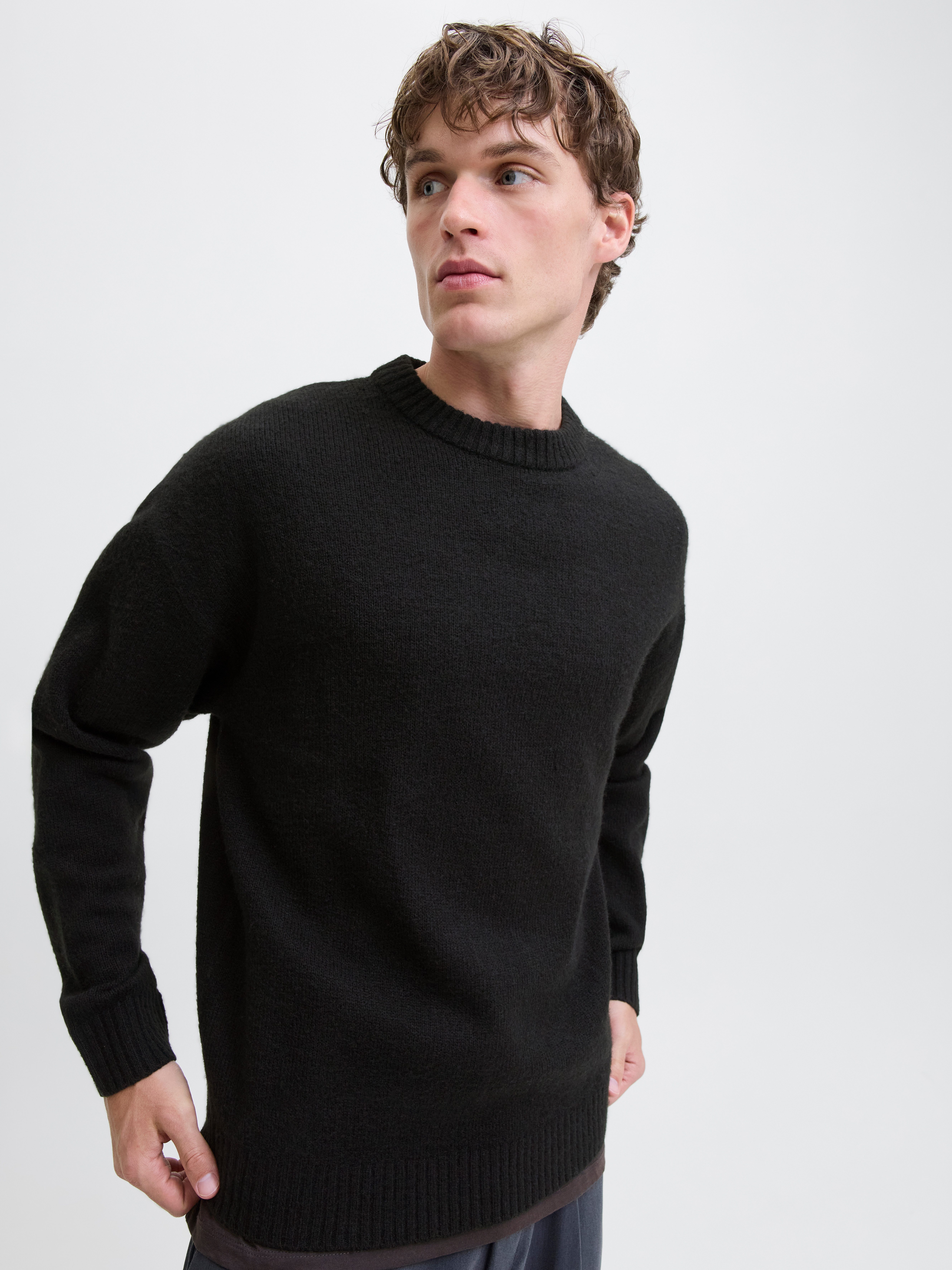 Jack & Jones Gebreide trui JJESOHO OLLIE KNIT CREW NECK SN