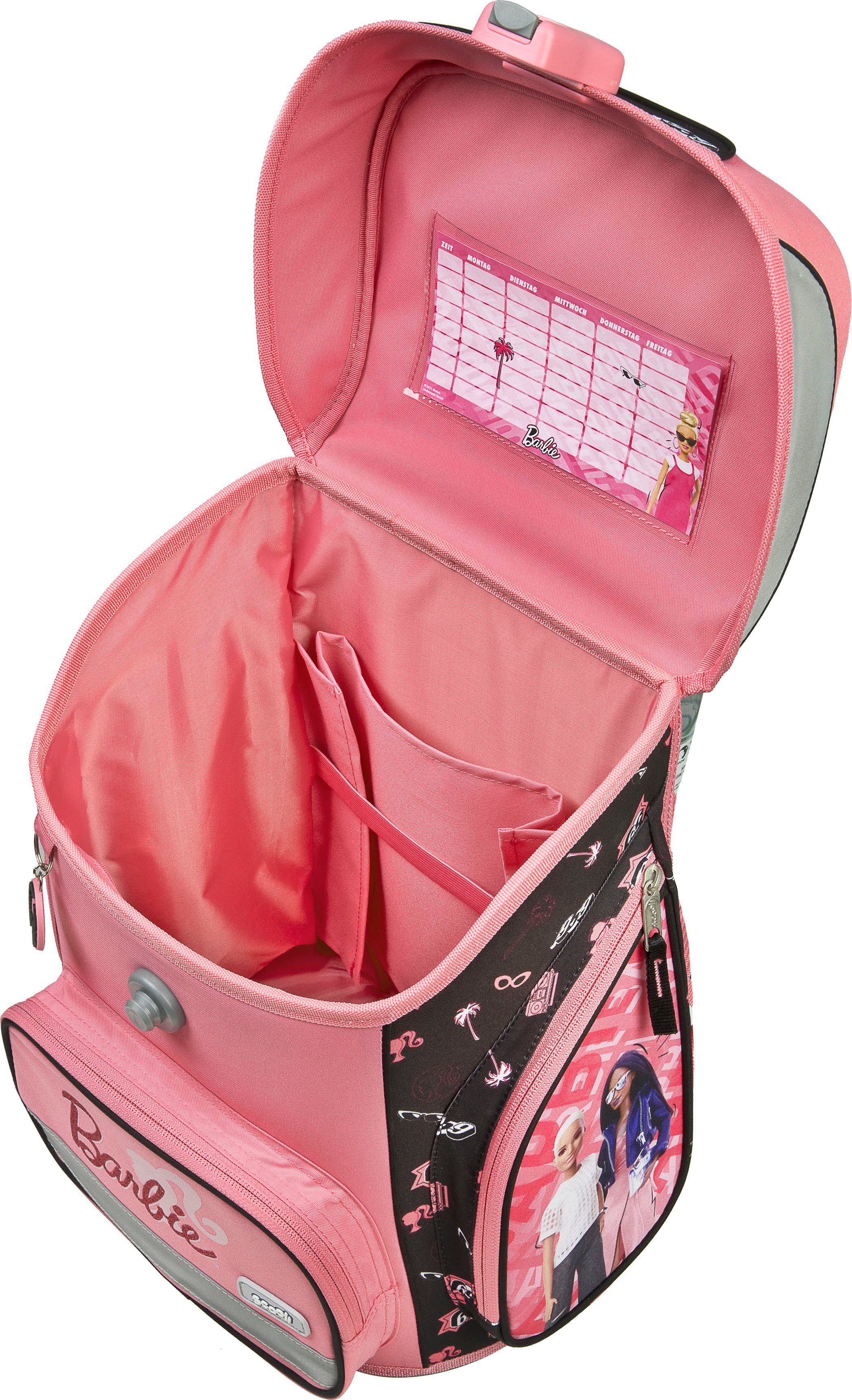 Scooli Schooltas EasyFit, Barbie (5-delig)