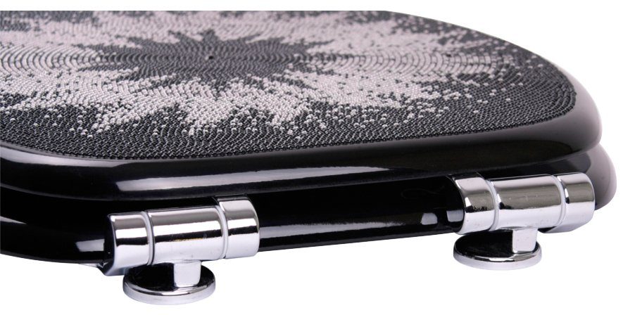 Sanilo Toiletzitting Crystal Nova met soft-closemechanisme